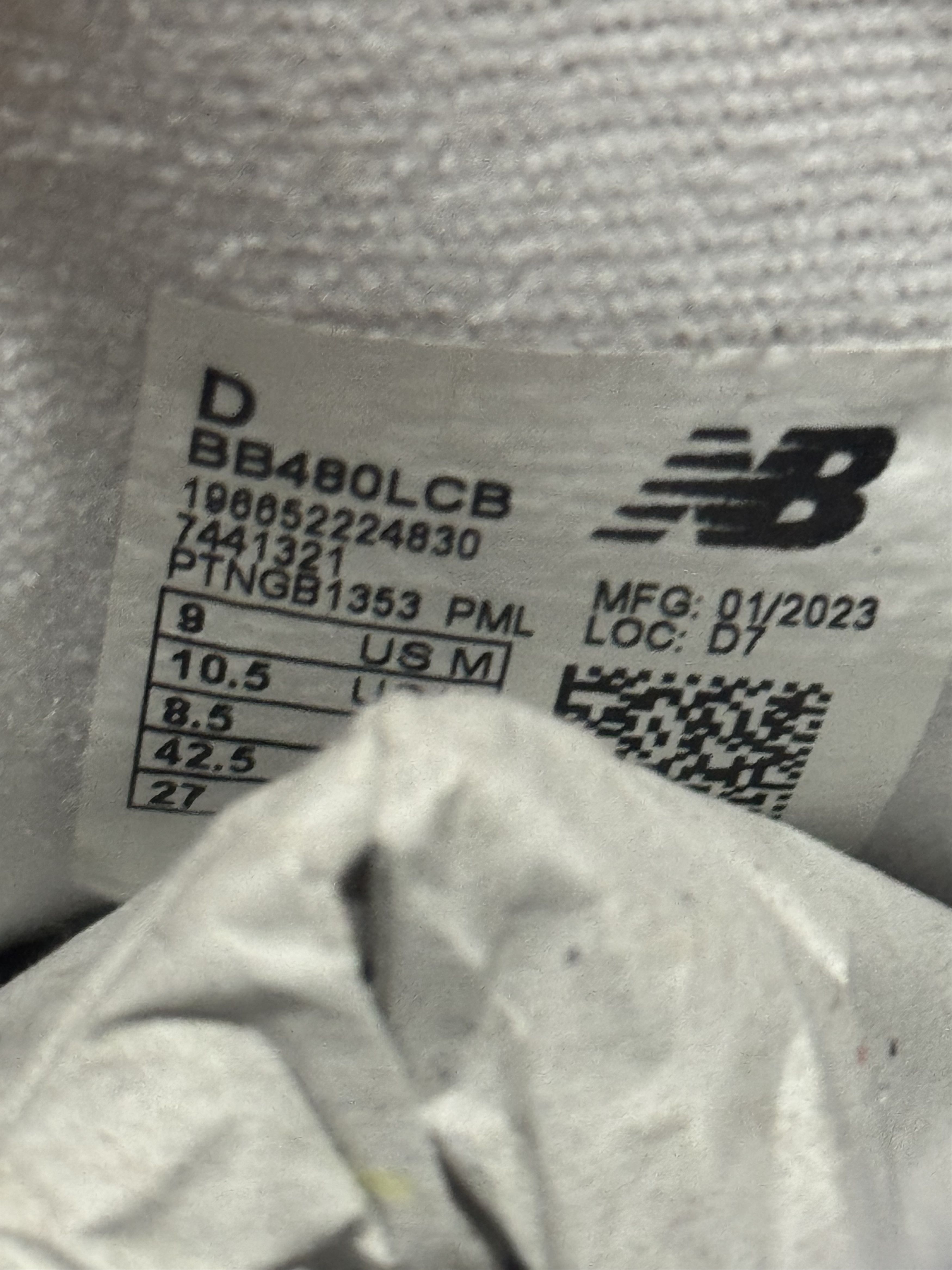 New Balance New Balance 480 White Cobalt Blue Size US 9 / EU 42 - 6 Thumbnail