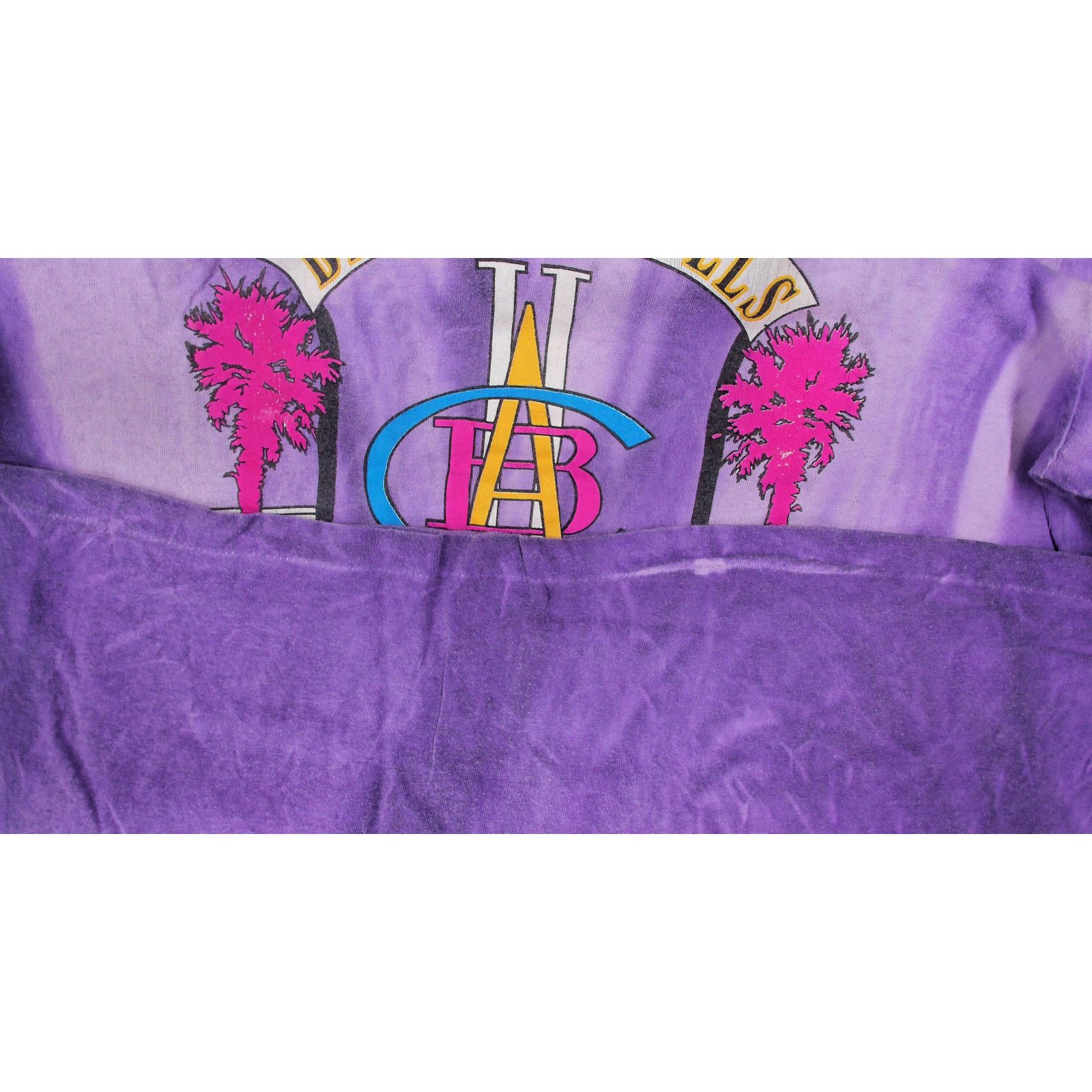 Vintage 90s Beverly Hills Athletic Club Single Stitch Tie Dye L/S Size L / US 10 / IT 46 - 10 Thumbnail