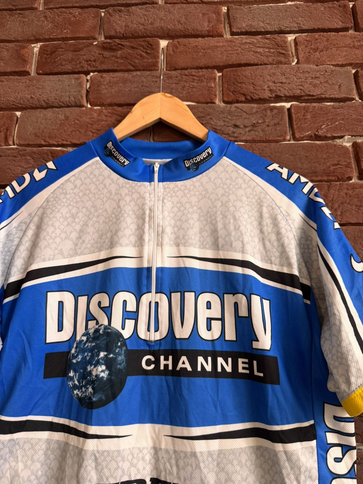 Nike rare 00s Nike Trek Team Discovery Channel Cycling Jersey Size US L / EU 52-54 / 3 - 5 Thumbnail