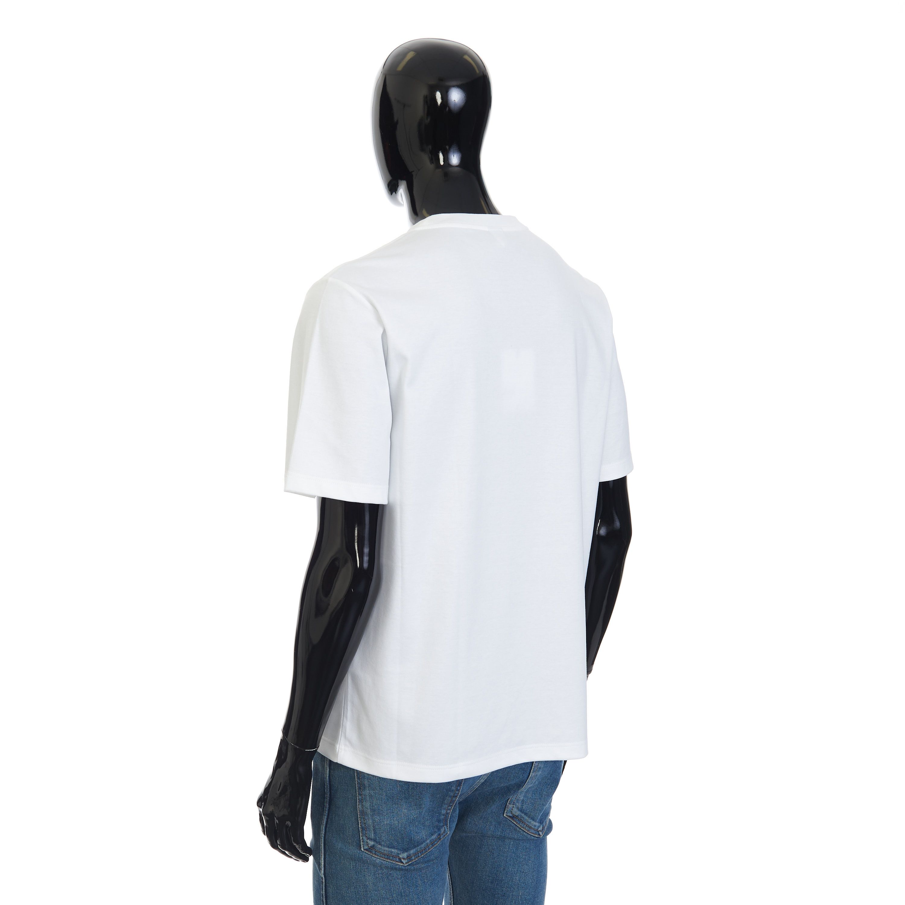 Berluti Oversized Logo Embroidery T-Shirt In White Cotton Size US XXL / EU 58 / 5 - 4 Thumbnail