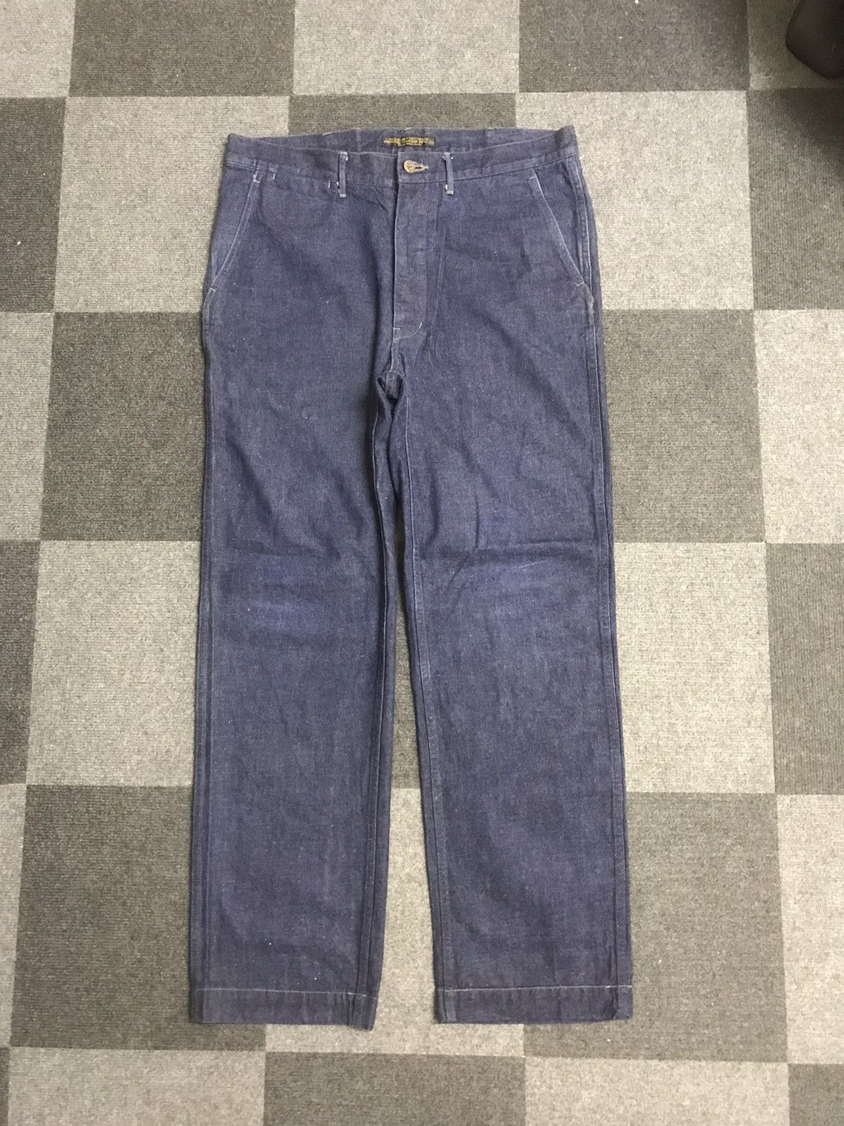 Japanese Brand PHIGVEL MAKERS MFG Navy Military Denim Size US 36 / EU 52 - 3 Thumbnail