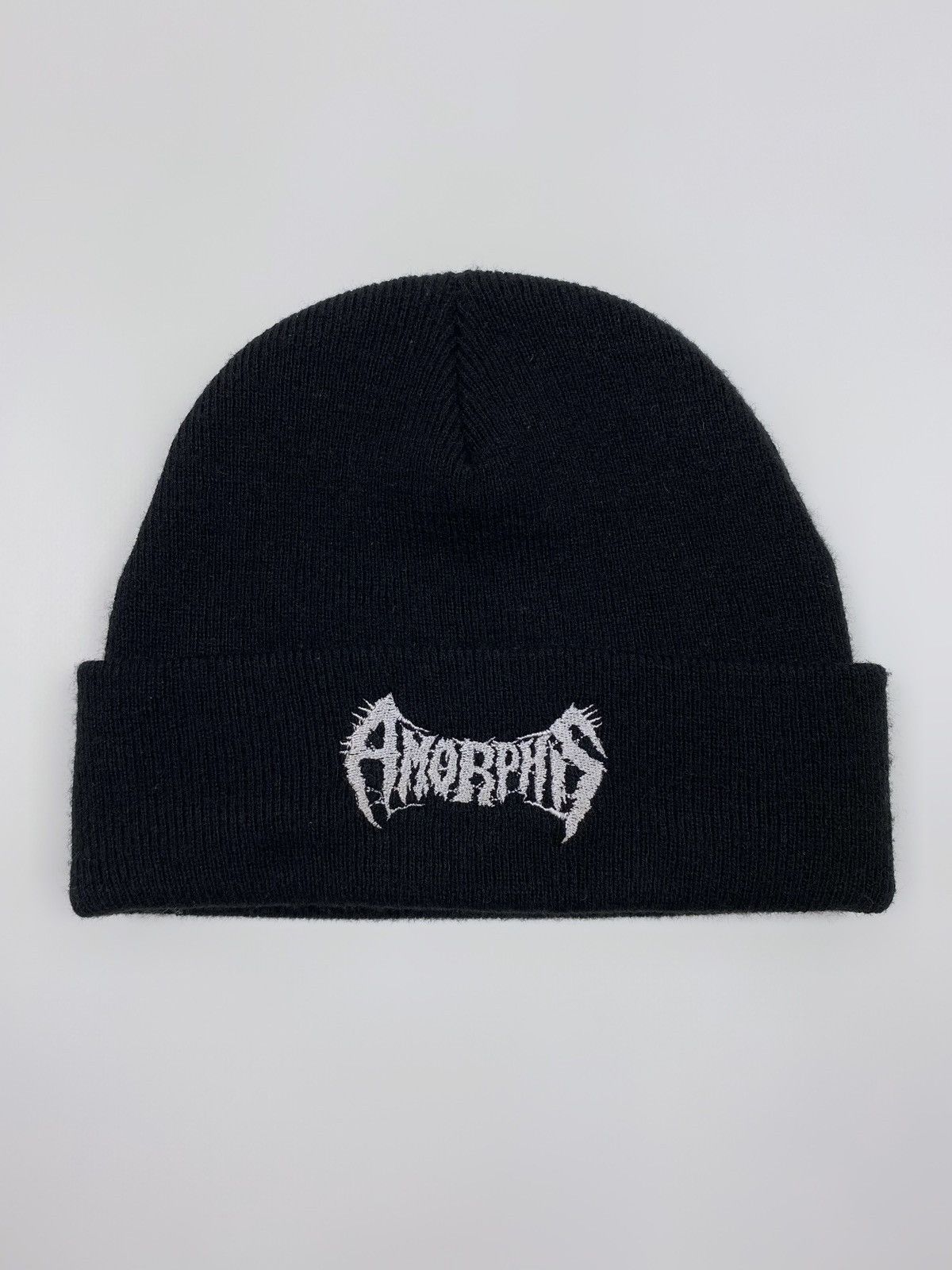 Band Tees Amorphis Band Embroidered Logo Cuffed Beanie Hat Size ONE SIZE - 5 Thumbnail