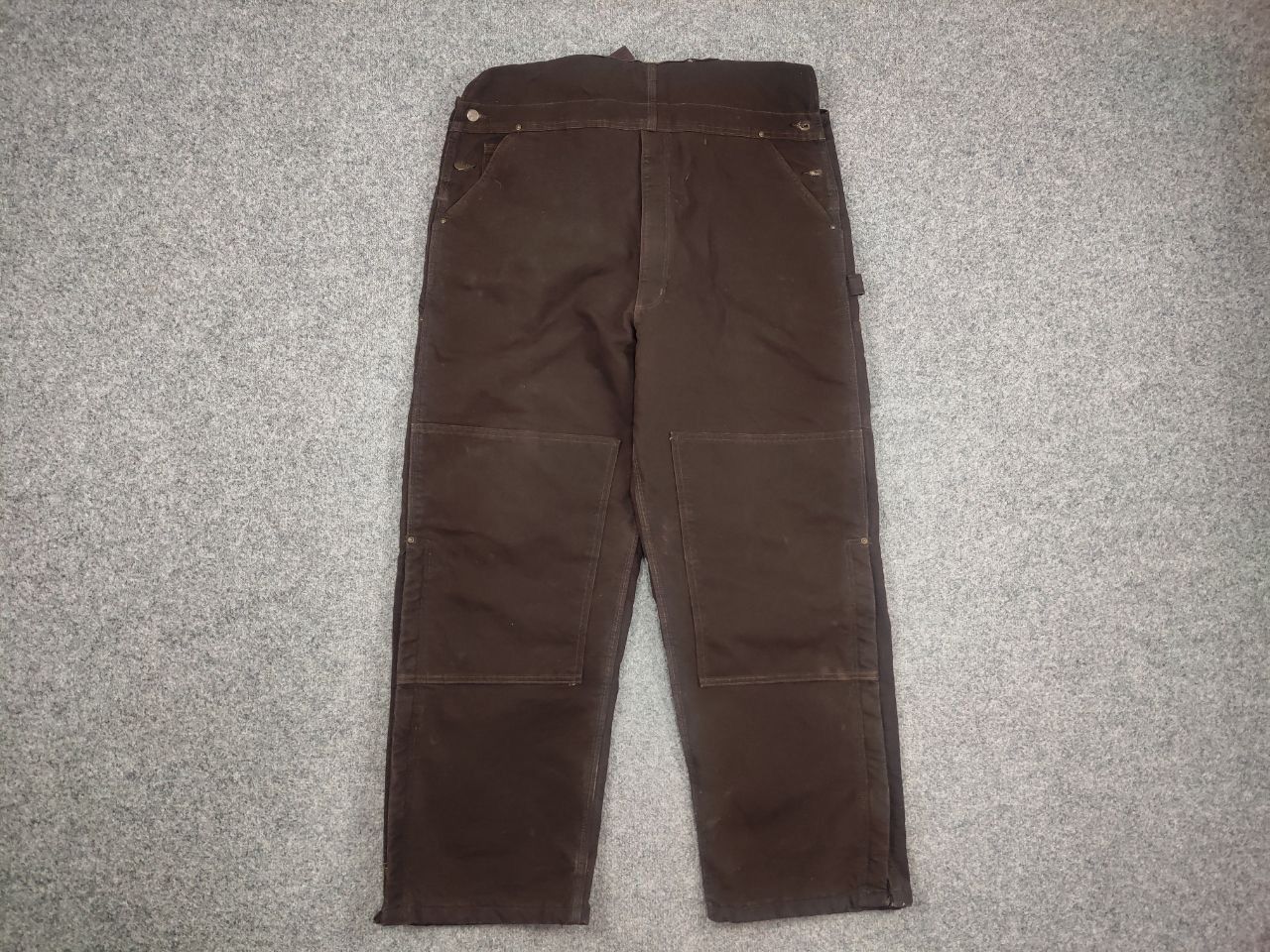 Carhartt Vintage Carhartt Baggy double knee Work canvas overalls USA Size US 36 / EU 52 - 9 Thumbnail