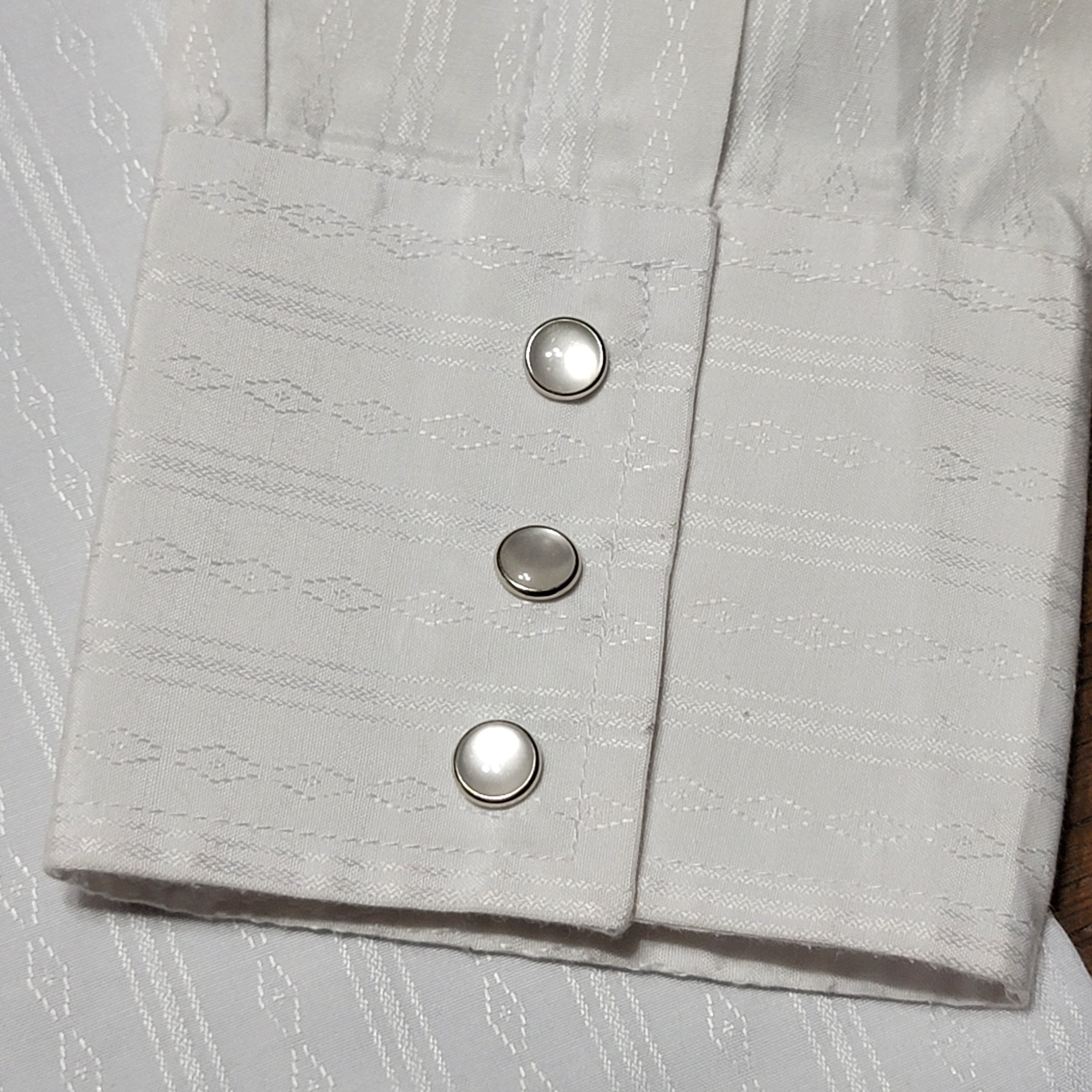 Other Ely Cattleman Pearl Snaps LS Western - Large (16 1/2 x 34) Size US L / EU 52-54 / 3 - 4 Thumbnail