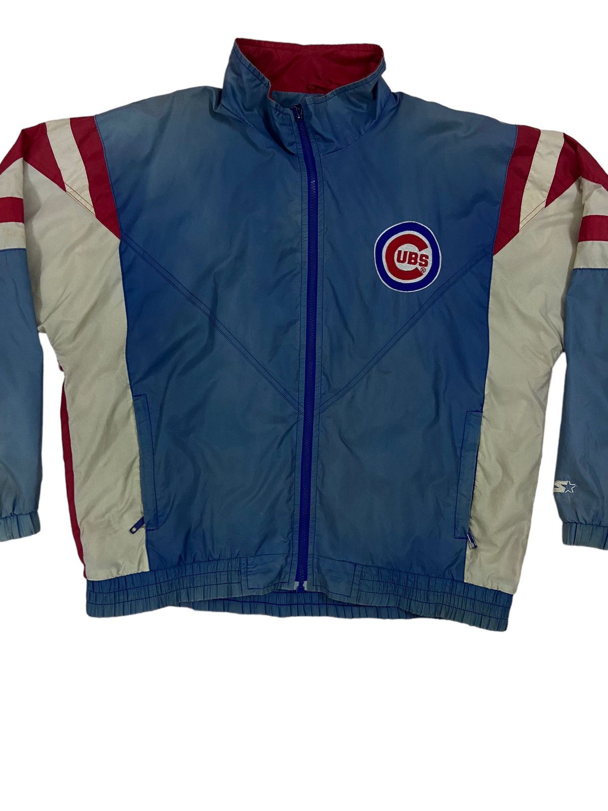MLB × Starter Vintage Chicago Cubs Baseball Starter Jacket MLB Streetwear Size US M / EU 48-50 / 2 - 3 Thumbnail