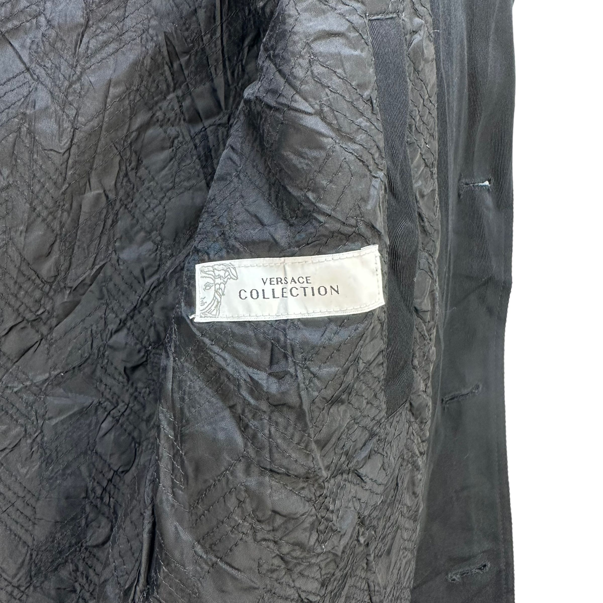 Versace VERSACE COLLECTION BELTED COAT #7597-156 Size US L / EU 52-54 / 3 - 9 Thumbnail