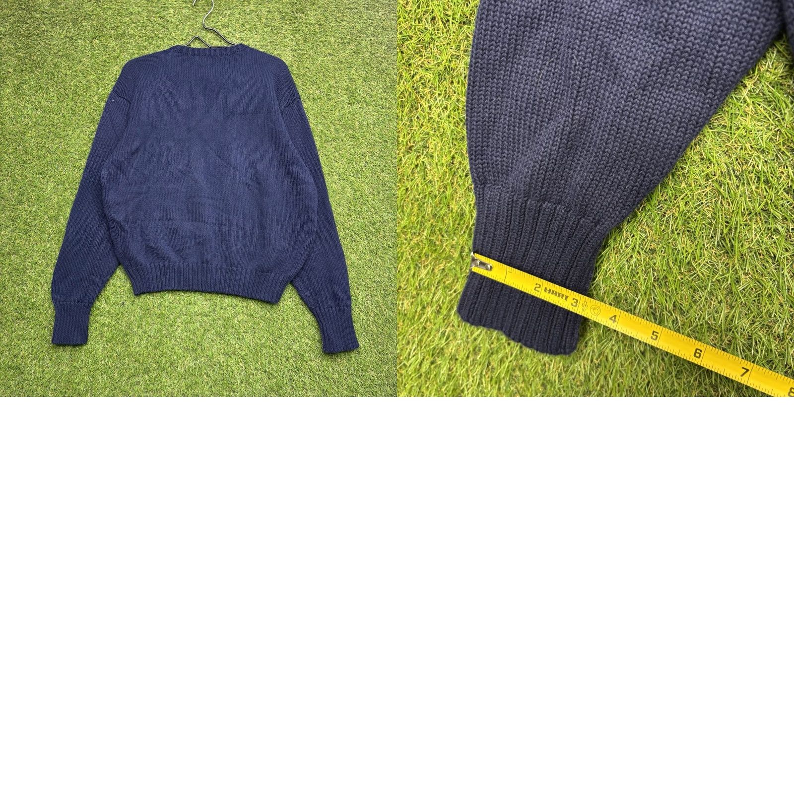Polo Ralph Lauren Polo Ralph Lauren Sweater Mens Large Blue Lightweight Pima Cotton Red Pony Pullover Crew Neck Knit Solid Vintage: No Size US L / EU 52-54 / 3 - 8 Thumbnail
