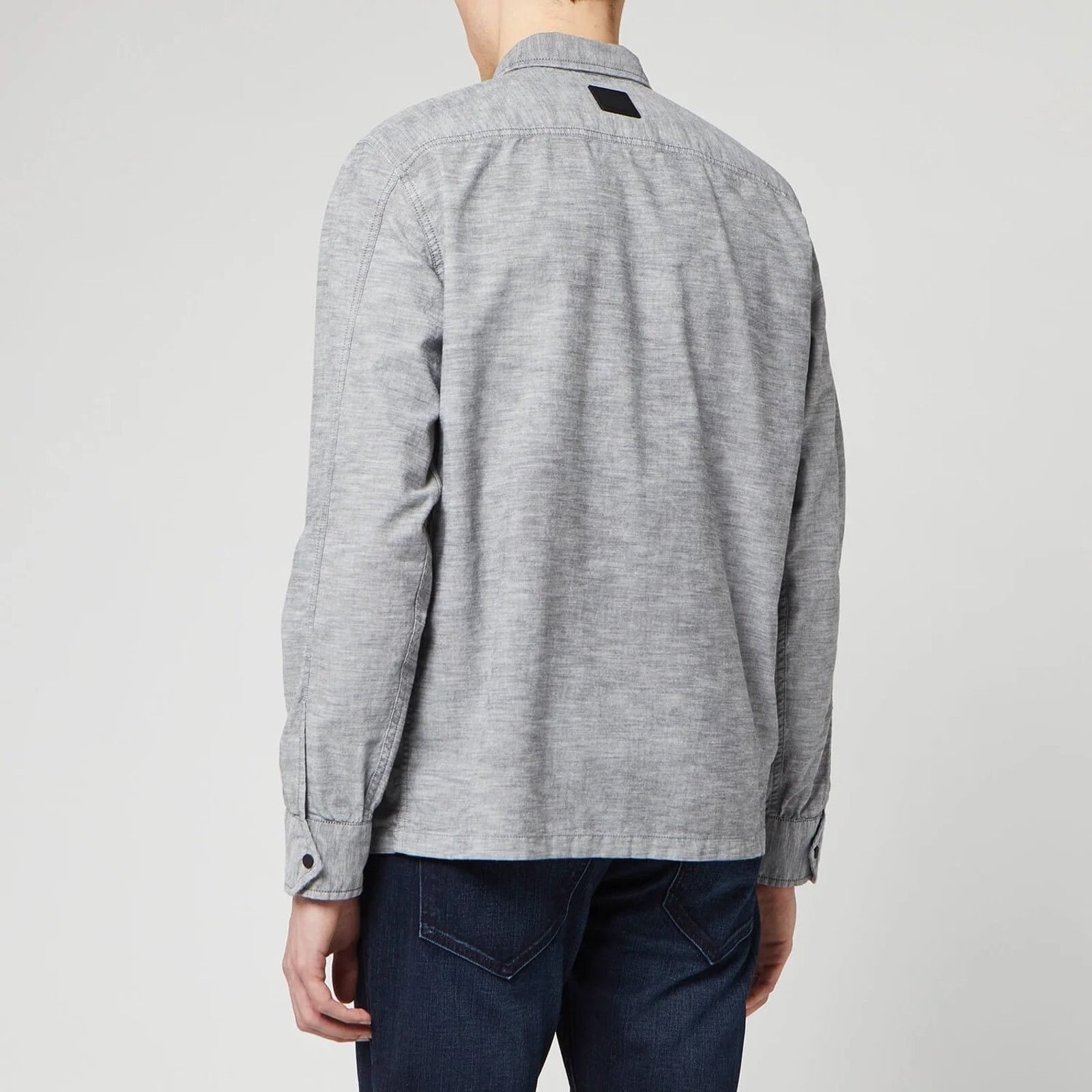 Hugo Boss Hugo Boss Jacket Lovel Chambray Zip Overshirt Lightweight M Size US M / EU 48-50 / 2 - 5 Thumbnail