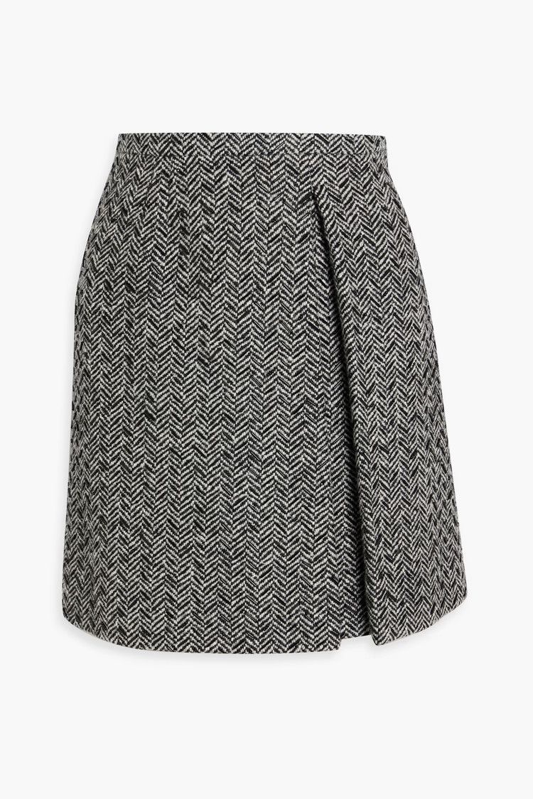Valentino o1y0326 Mini Skirt in Black/White Size 28" / US 6 / IT 42 - 1 Thumbnail