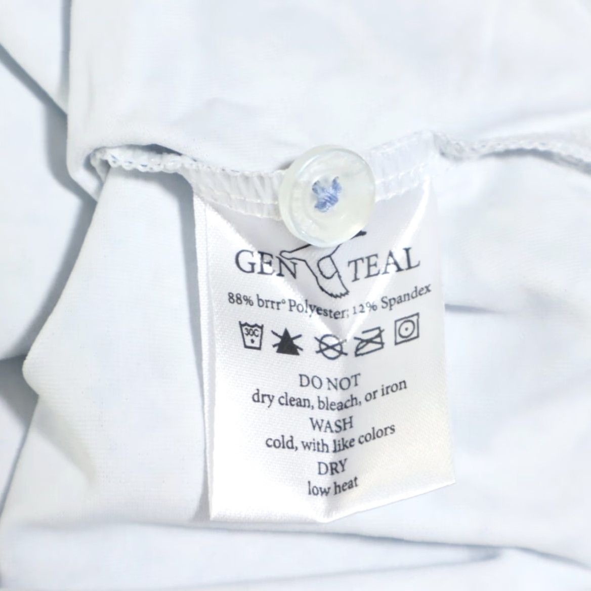 Vintage Genteal Brrr Printed Blue Ferns High Stretch Polo Shirt Blue Men's XL Shirt Size US XL / EU 56 / 4 - 7 Thumbnail