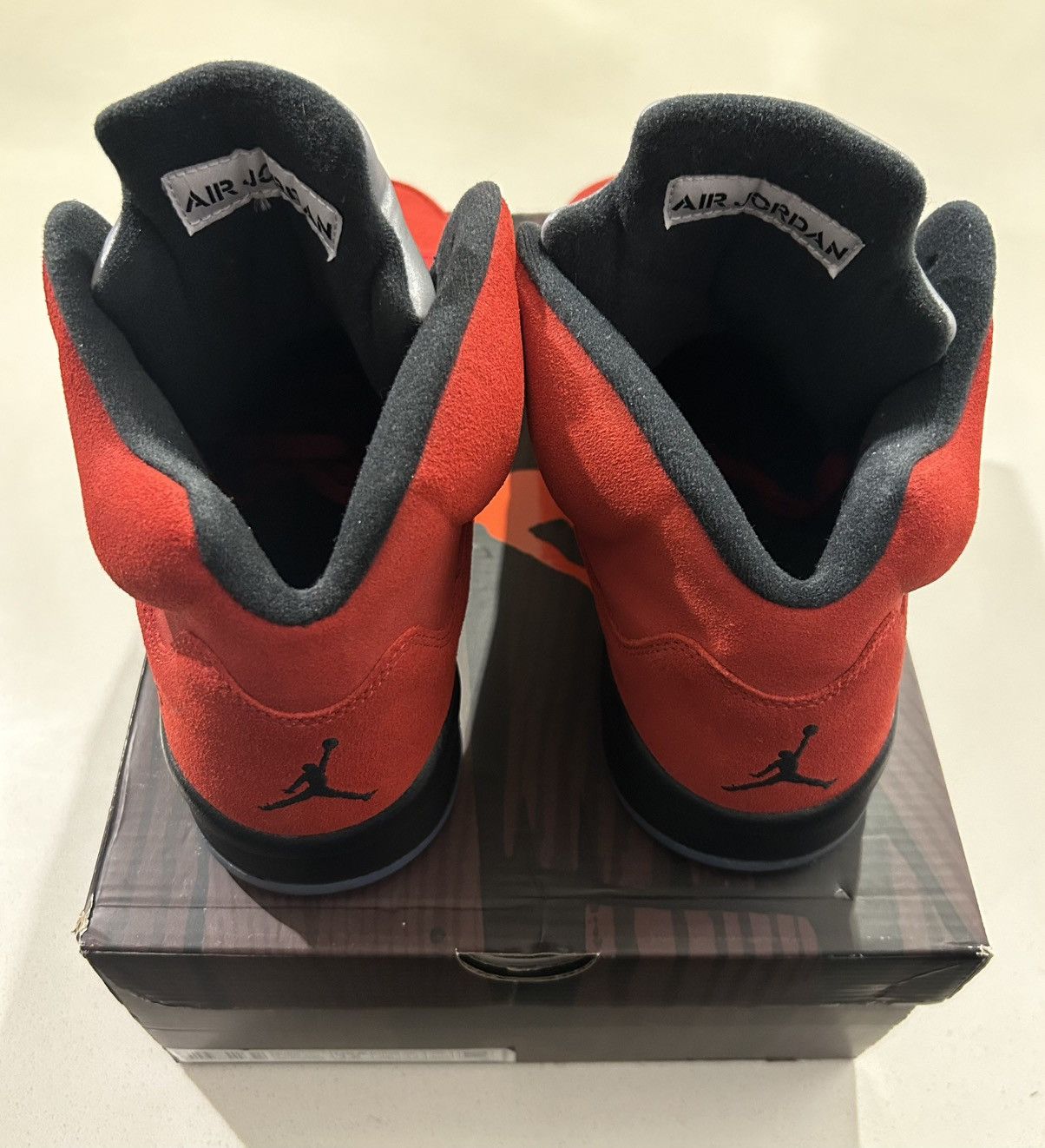 Jordan Brand Nike Air Jordan 5 Retro Raging Bull Red Size US 12 / EU 45 - 5 Thumbnail