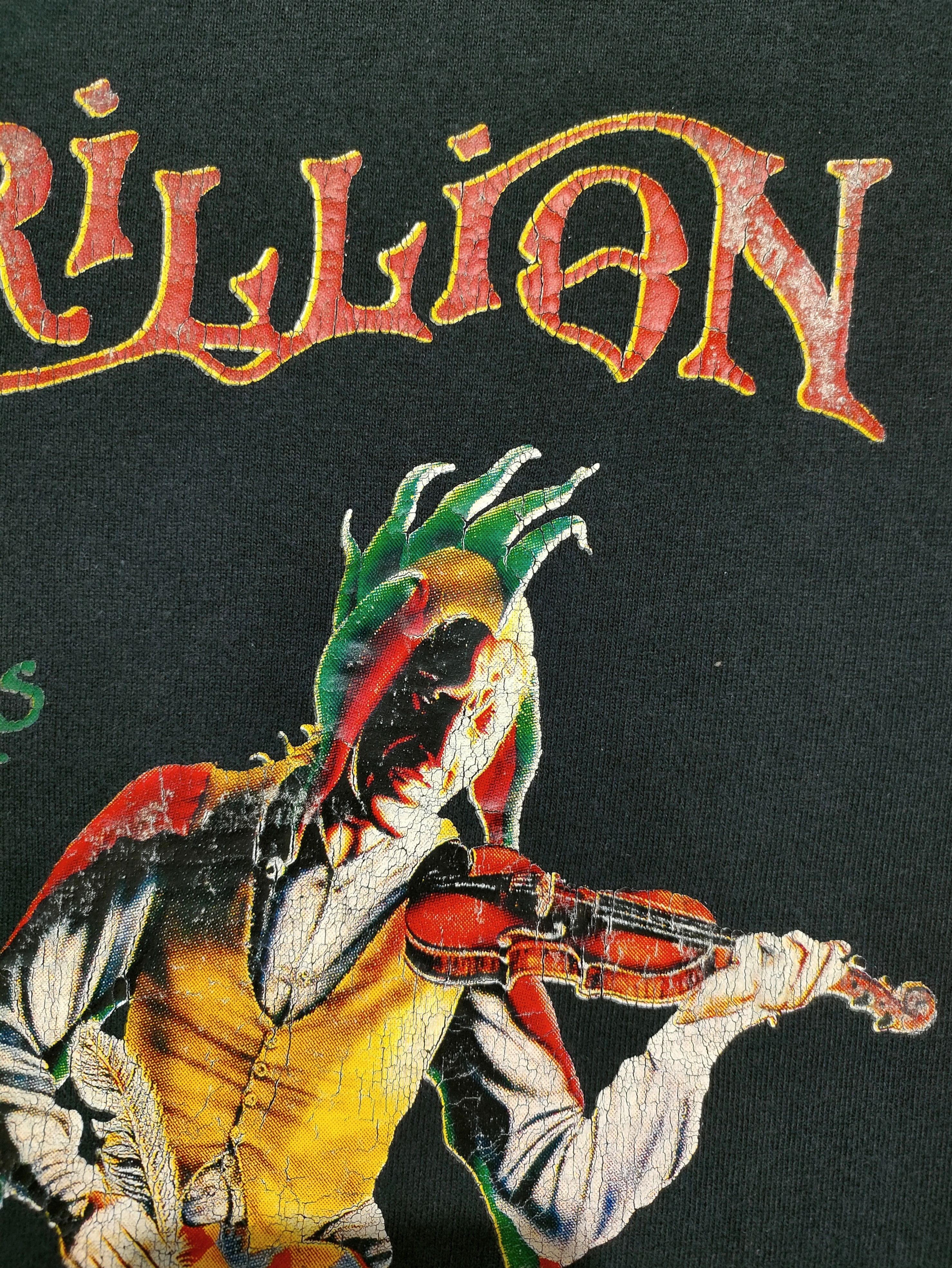 Band Tees × Vintage Vintage 90s MARILLION SCRIPT FOR AJESTER'S TEAR Rock T-Shirt Size US L / EU 52-54 / 3 - 4 Thumbnail