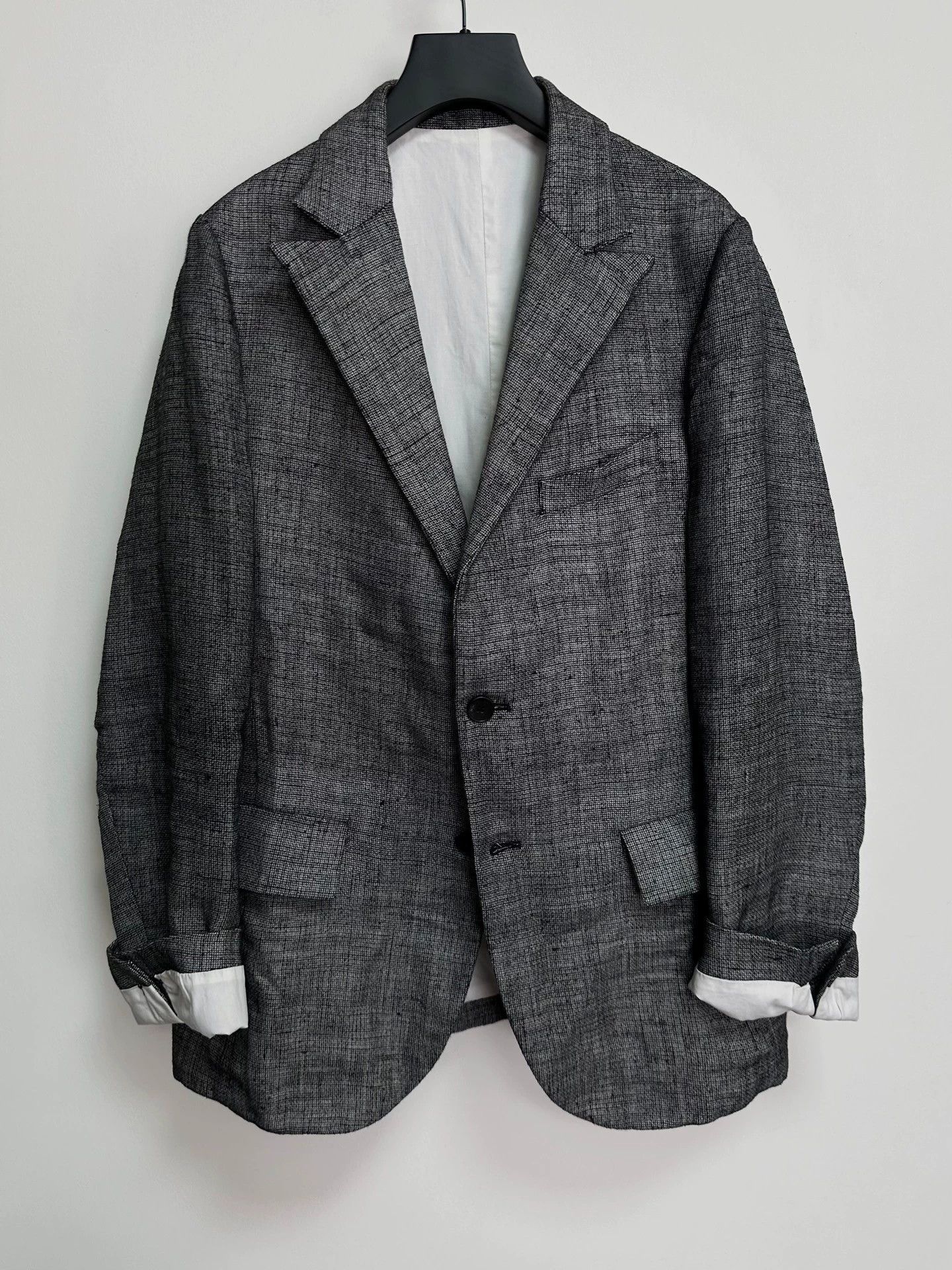 Bergfabel Bergfabel Handwoven Linen-Cotton Hand-Dyed Jacket Size US XS / EU 42 / 0 - 1 Thumbnail