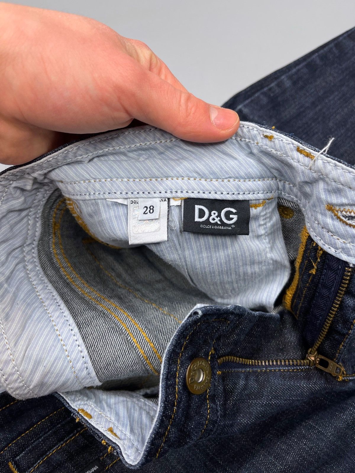 Dolce & Gabbana Dolce Gabbana Jeans Size 28" / US 6 / IT 42 - 12 Thumbnail