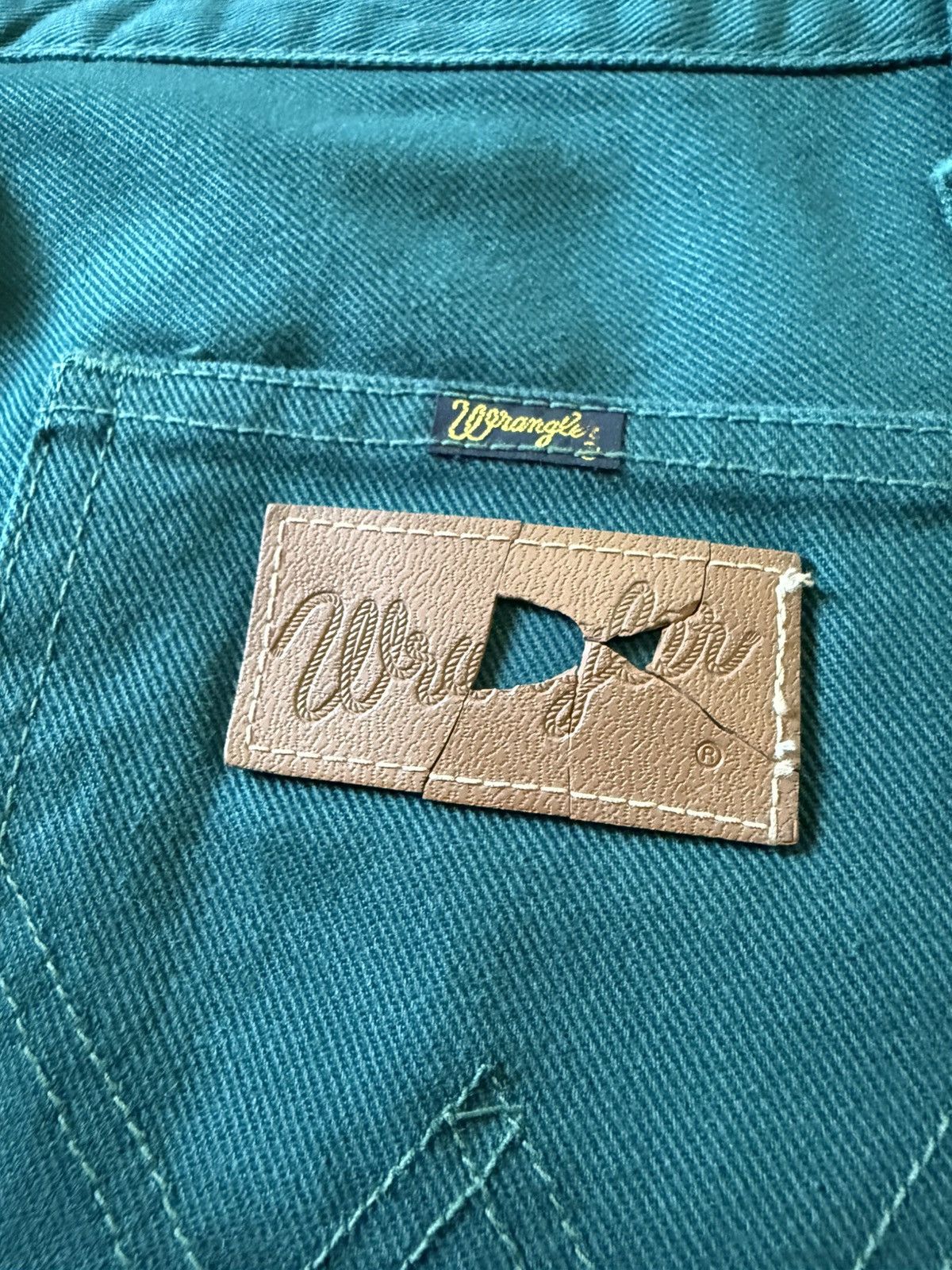 If Six Was Nine × Le Grande Bleu (L.G.B.) × Wrangler 70s 80s Wrangler Bell Bottom Flared Bootcut Jeans Size US 28 / EU 44 - 16 Thumbnail
