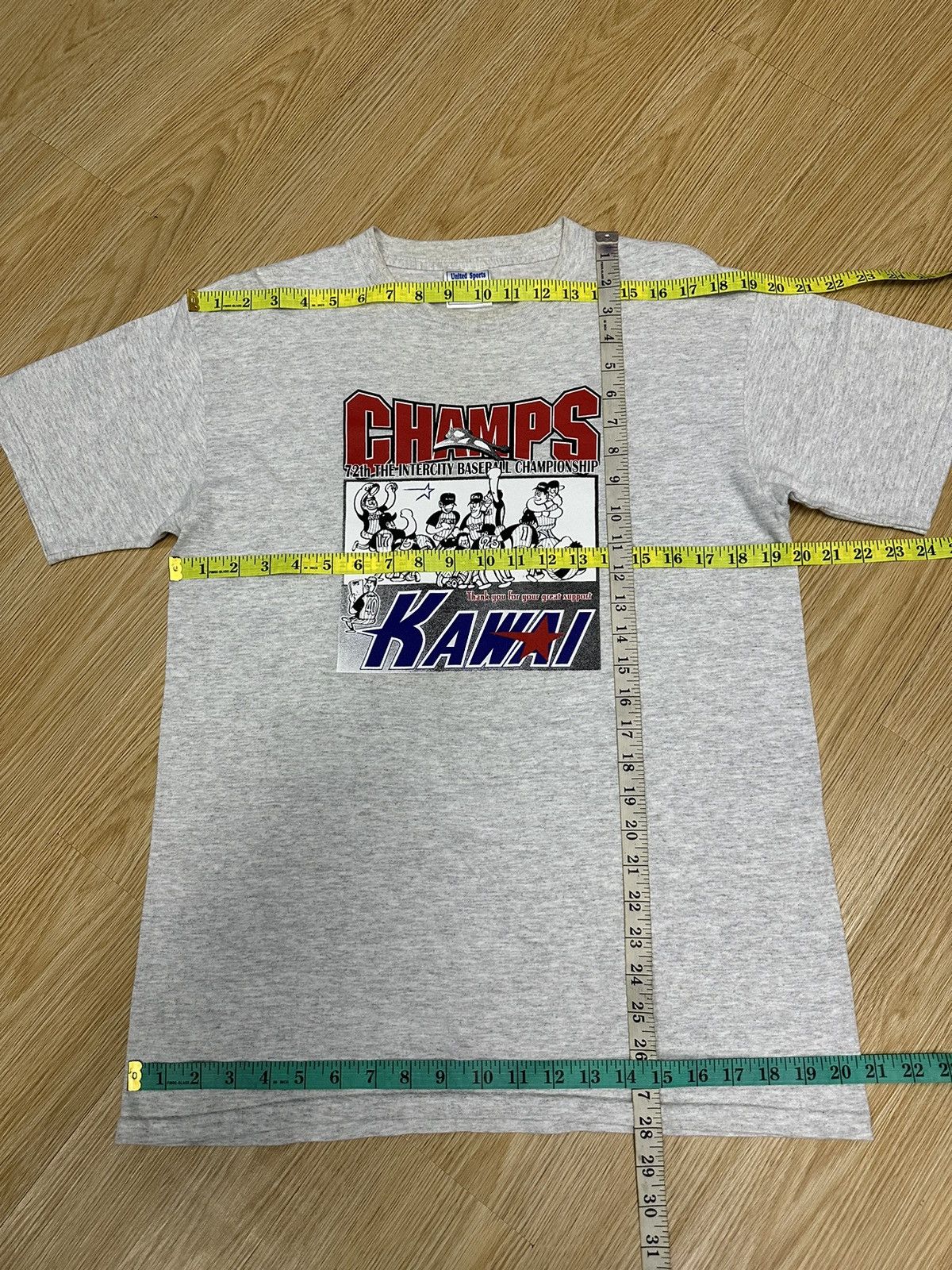 Vintage Vintage Japan Kawai Baseball Champion 90s A493 Size US M / EU 48-50 / 2 - 4 Thumbnail