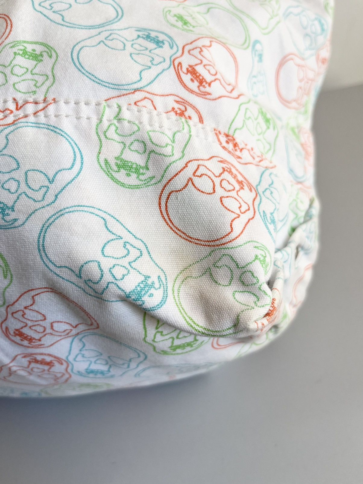 Lucien Pellat-Finet Archive Lucien Pellat Finet rainbow skull canvas shopper bag Size ONE SIZE - 11 Thumbnail