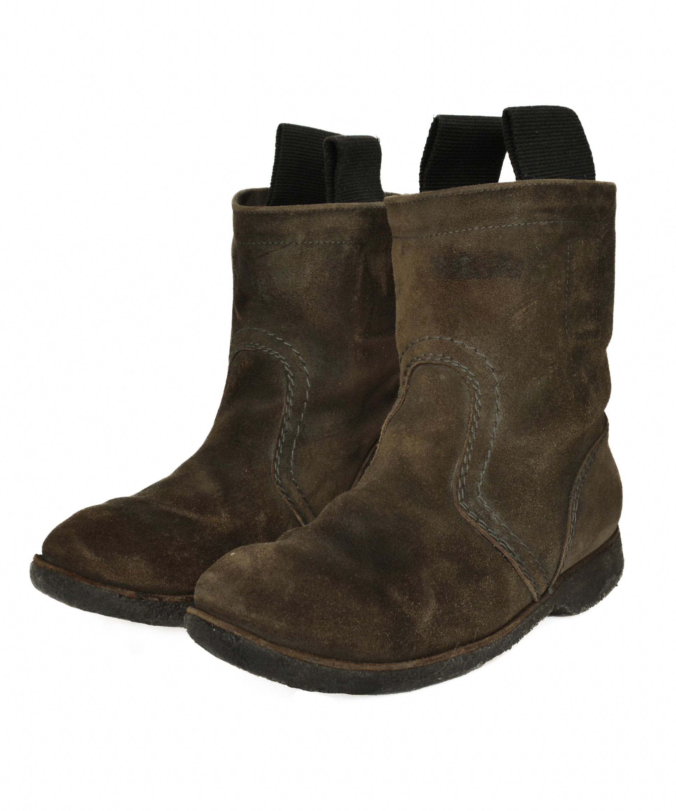 Rick Owens RICK OWENS Boots Suede Brown Shoes Leather Creeper Vintag Size US 7 / EU 40 - 1 Thumbnail