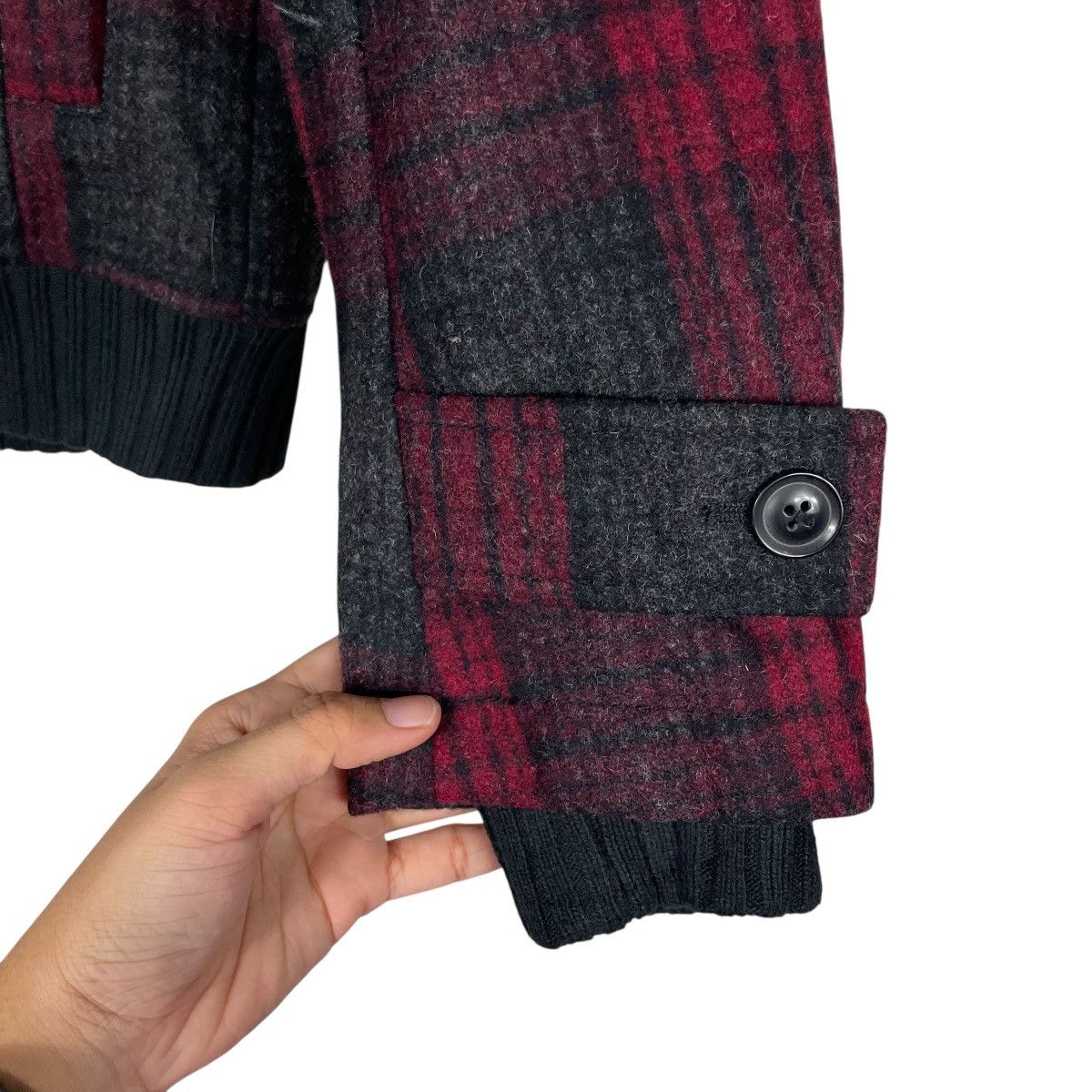 BIGI Men’s Bigi Wool Tartan Duffle Jacket Size US S / EU 44-46 / 1 - 14 Thumbnail