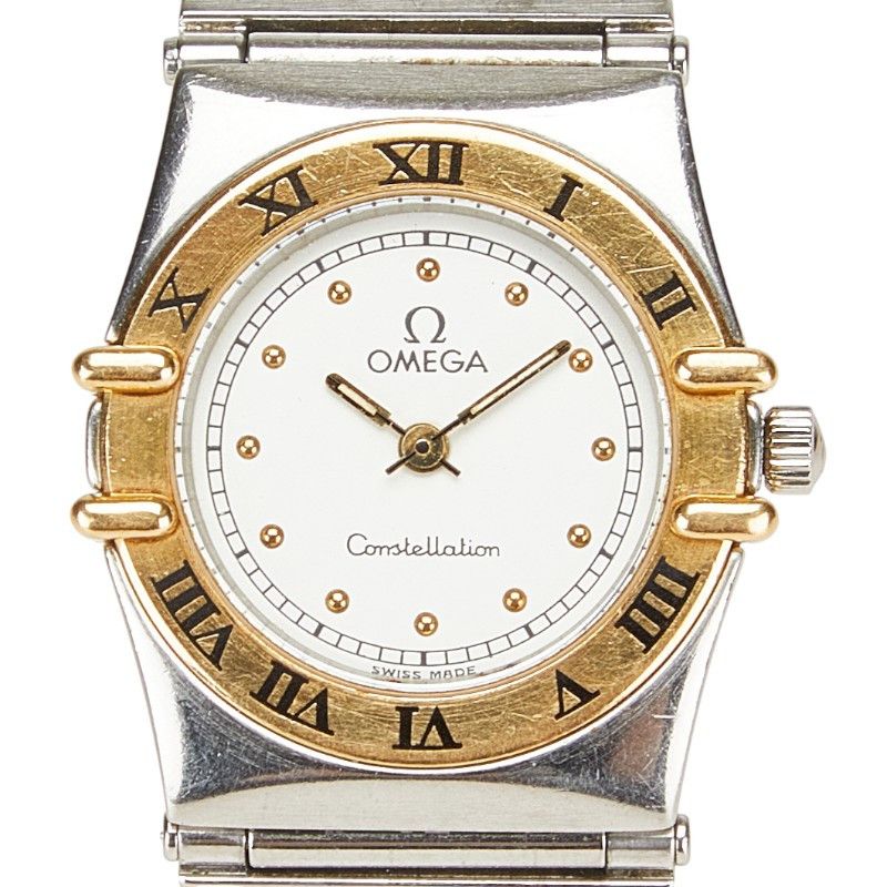 Omega Omega Constellation Stainless Steel Yellow Gold Metal Quartz DUTY FREE for USA