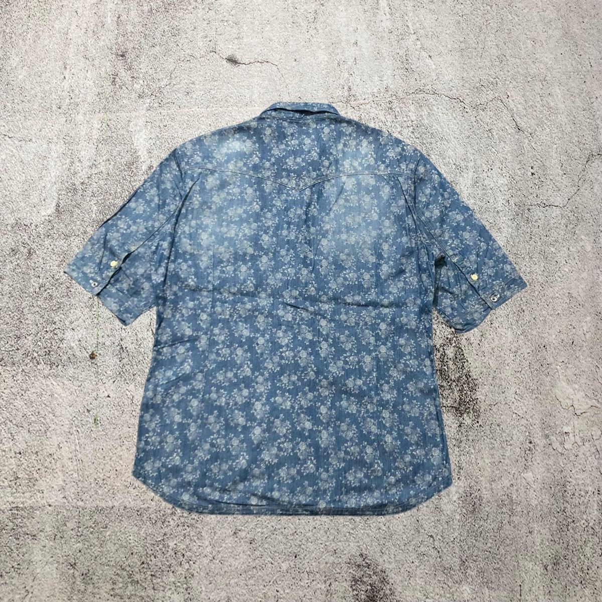 Nicole Club 2000s Nicole Club For Men Floral Motif Button Up Shirt Size US L / EU 52-54 / 3 - 8 Thumbnail
