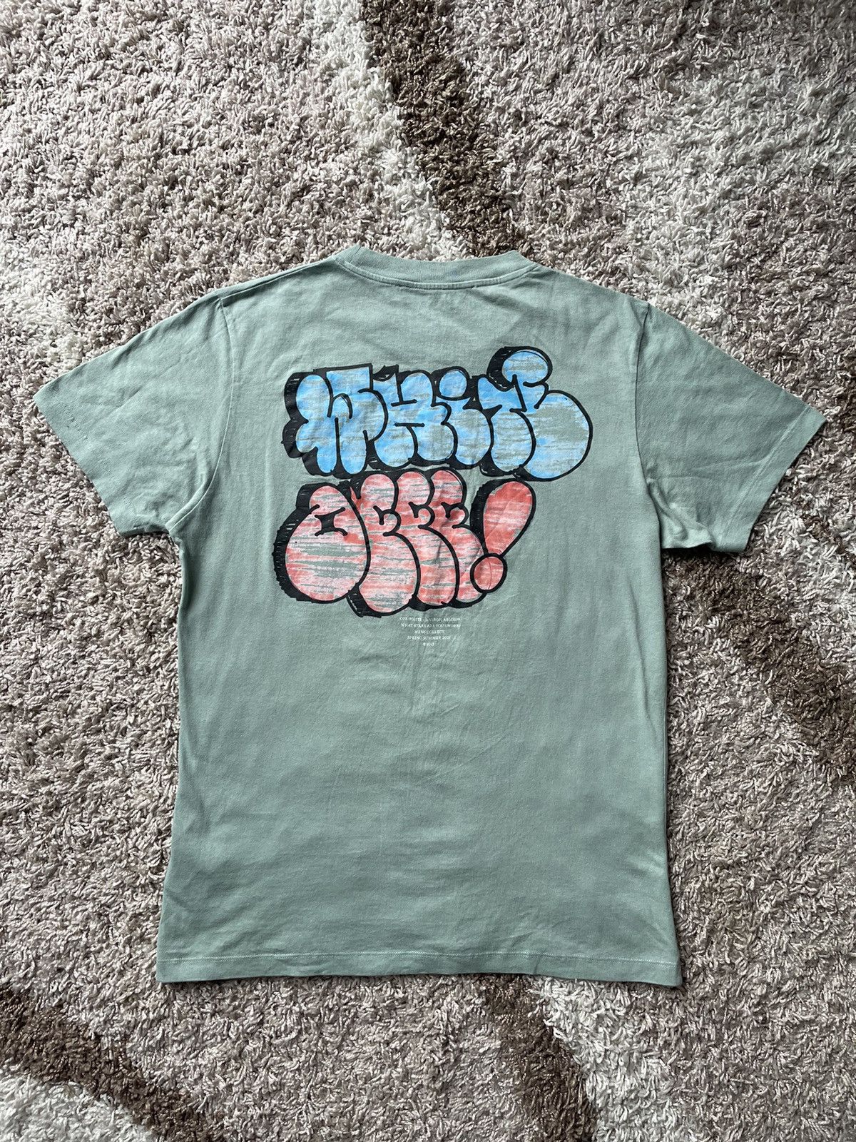 Balenciaga × Off-White Off White Graffiti Oversized Tee Big logo 2021 Spring Summer Size US L / EU 52-54 / 3 - 1 Thumbnail