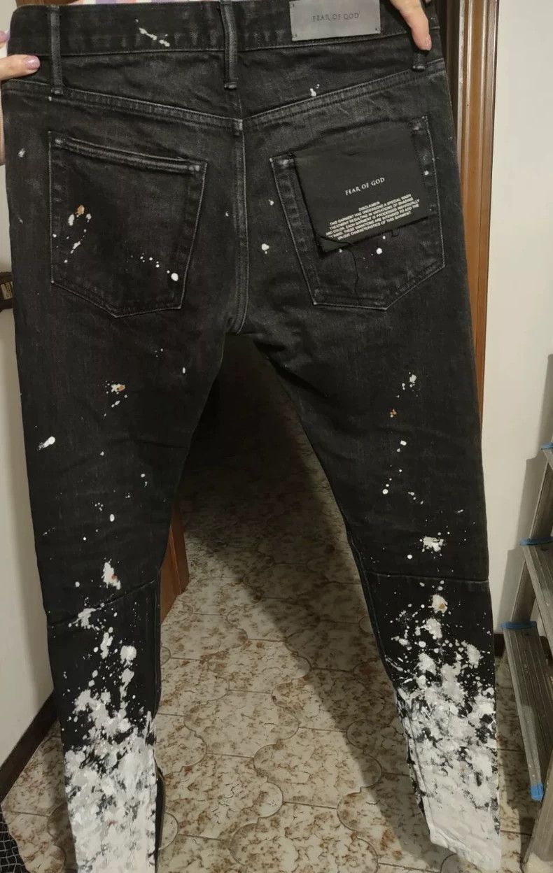 Fear of God Fear of God Ink splash jeans Size US 30 / EU 46 - 2 Thumbnail