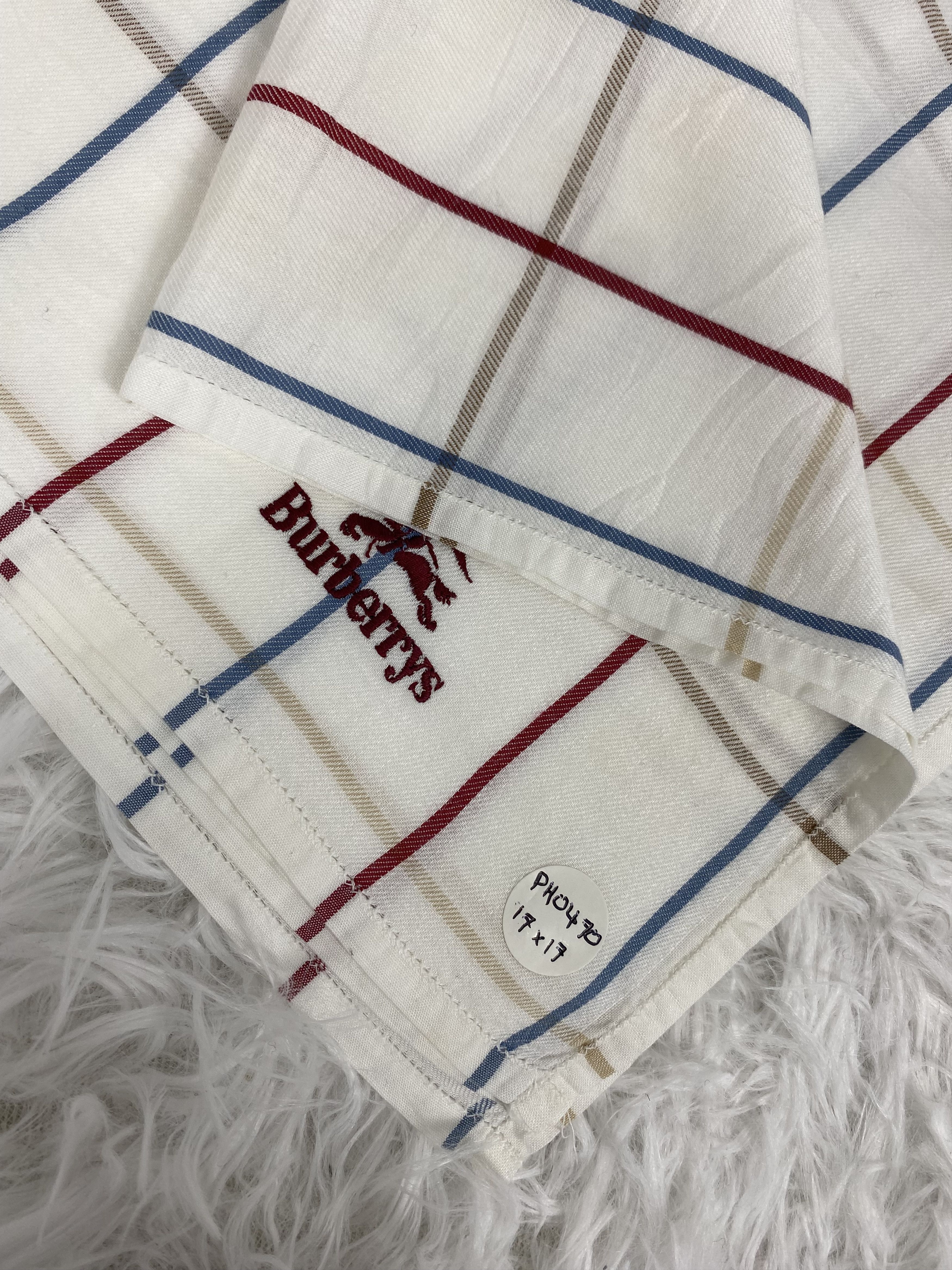 Burberry Vintage Burberry Handkerchief Neckerchief PH0470 Size ONE SIZE - 2 Thumbnail