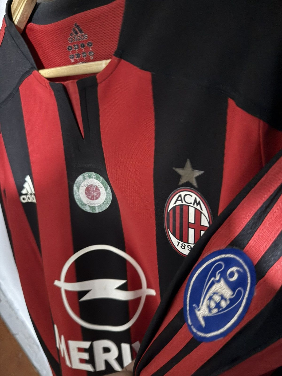 Adidas AC MILAN JERSEY Size US L / EU 52-54 / 3 - 4 Thumbnail