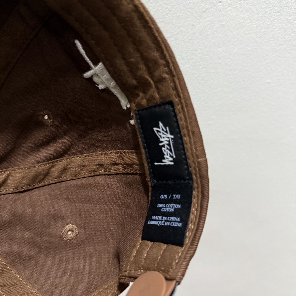 Stussy Stussy Chenille S Low Pro Brown Snapback Cap Travis Scott | Grailed