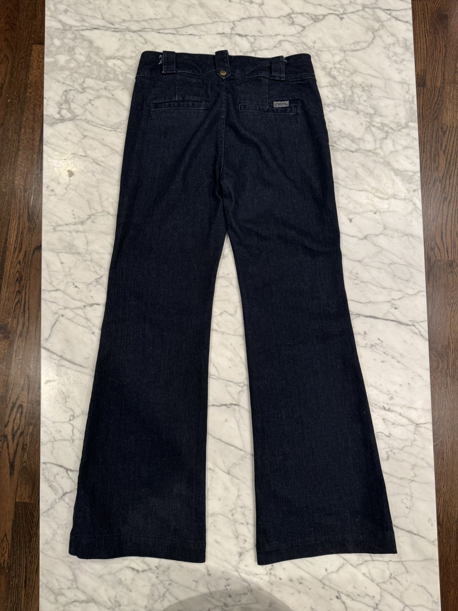 7 For All Mankind 7 For all Mankind Flared Denim With Straps Size 28" / US 6 / IT 42 - 5 Thumbnail