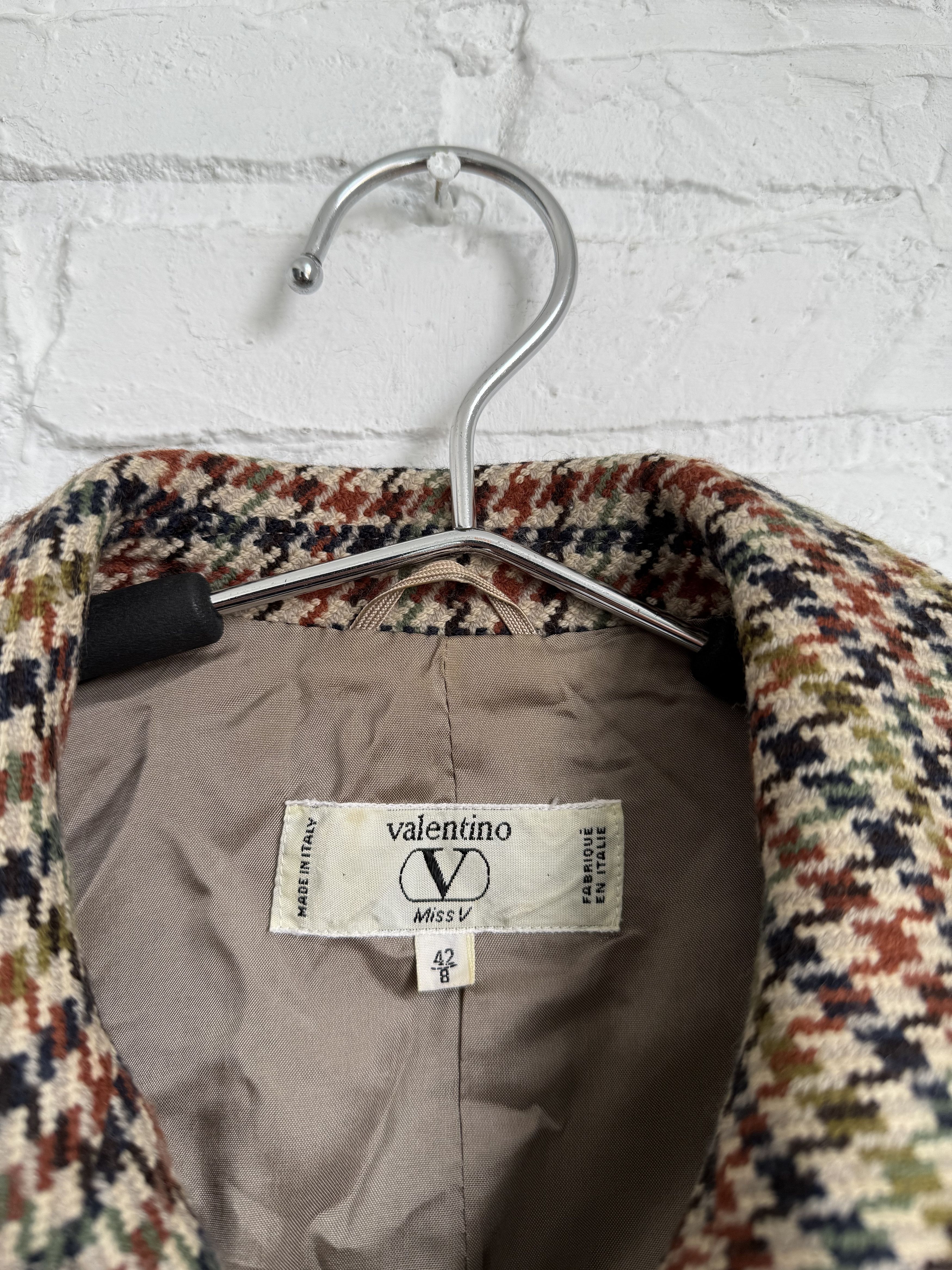 Valentino × Vintage Vintage Valentino Miss V wool blazer jacket Size M / US 6-8 / IT 42-44 - 3 Thumbnail