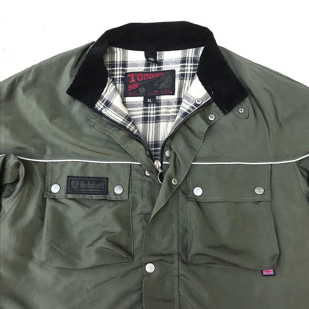 Belstaff × GOREWEAR Vintage BELSTAFF TOURMASTER 500 Man Khaki Green belfast Shel Size US XL / EU 56 / 4 - 3 Thumbnail