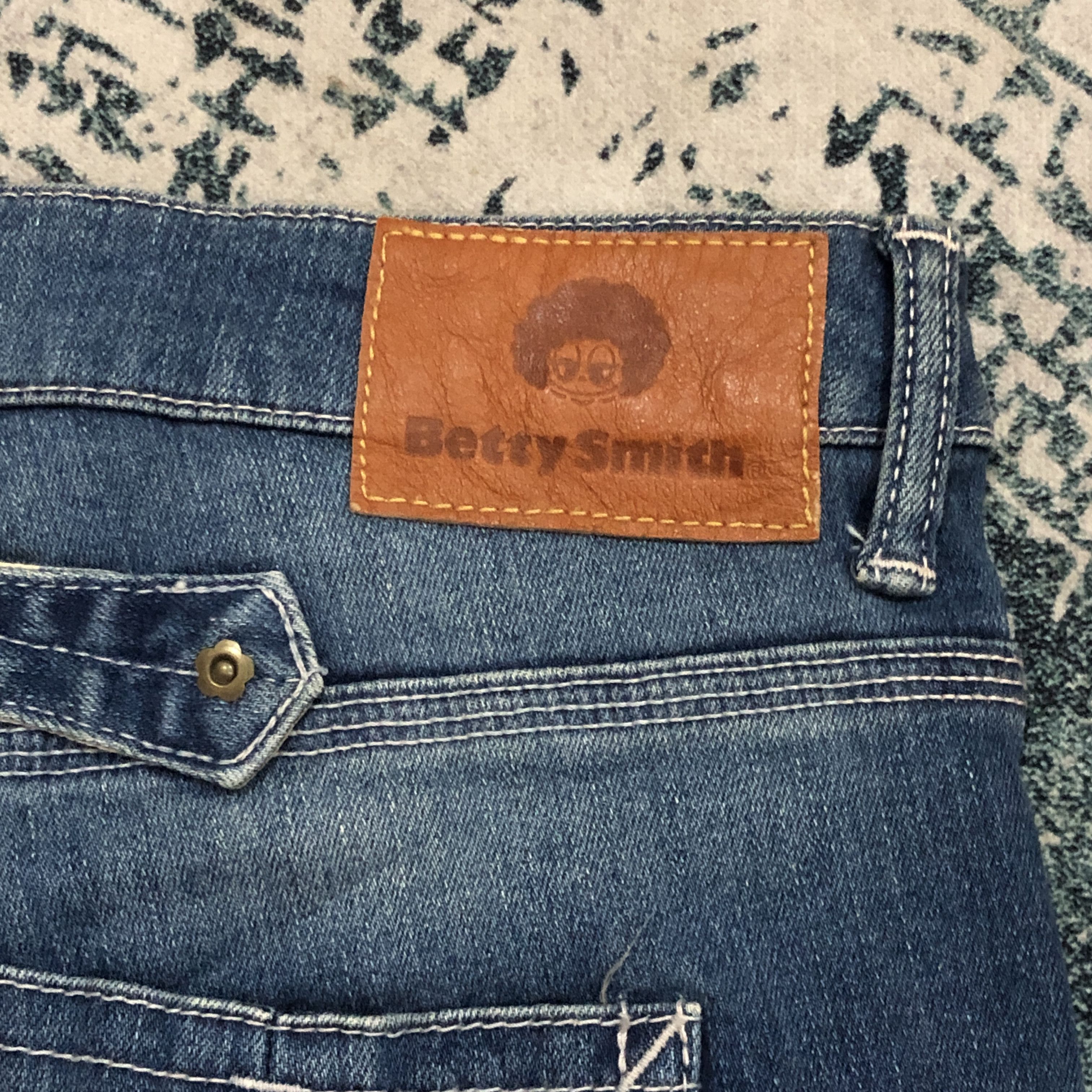 Japanese Brand Betty Smith Buckle Back Jeans Made In Kojima Japan Size 30" / US 8 / IT 44 - 4 Thumbnail