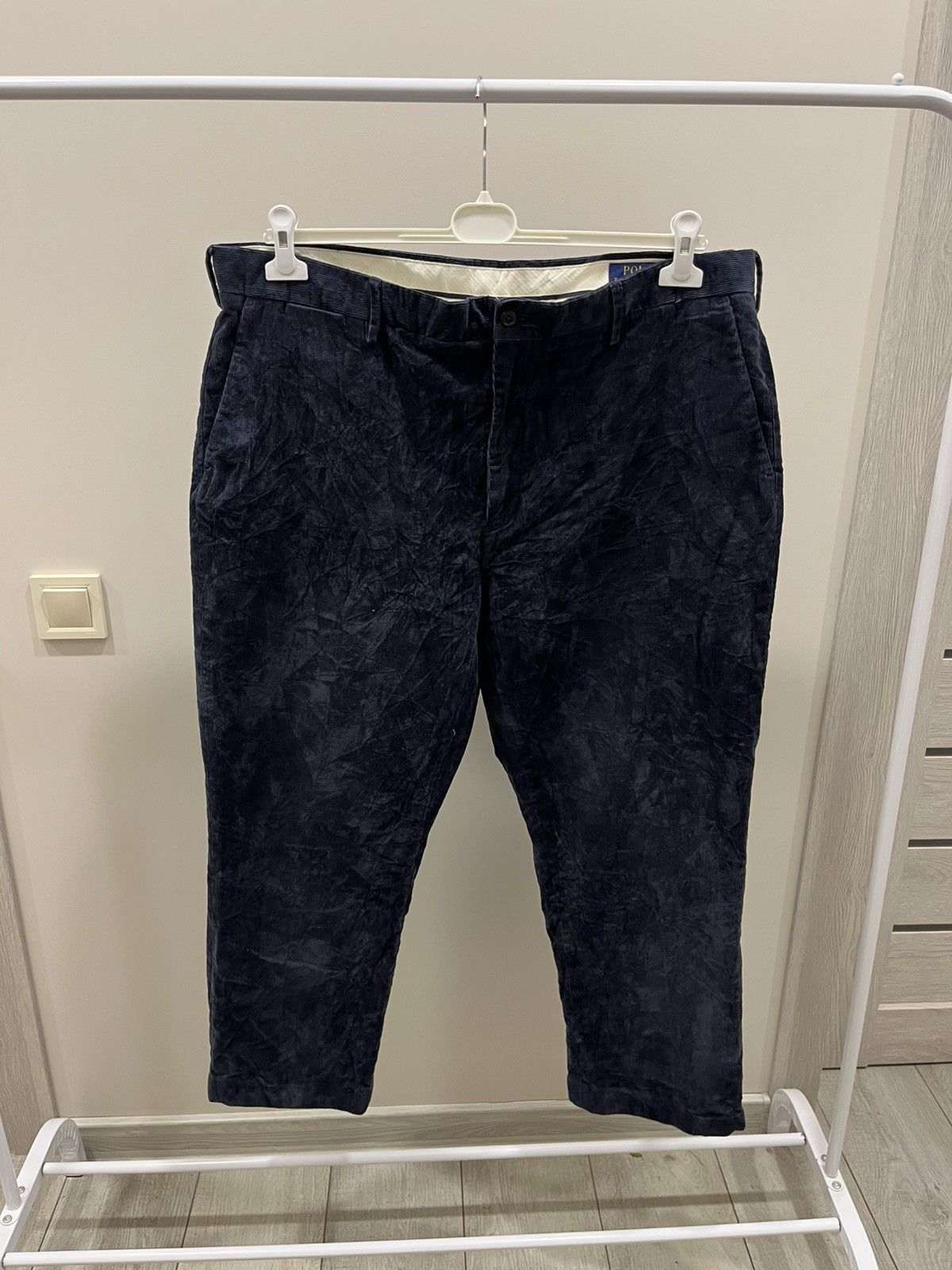Polo Ralph Lauren Polo Ralph Lauren Velvet Pants Stretch Slim Fit blue 40/30 Size US 40 / EU 56 - 1 Thumbnail