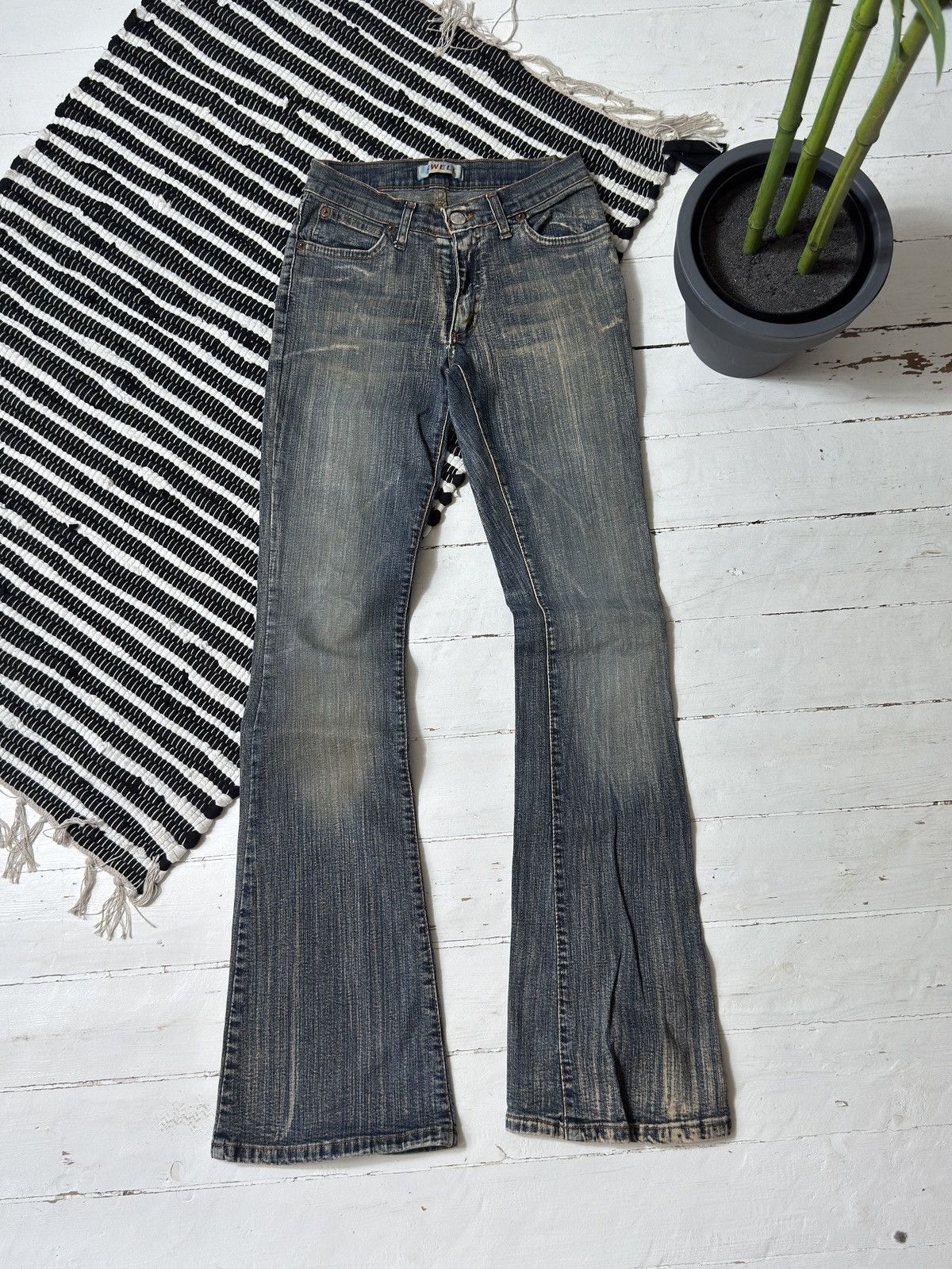 Vintage VINTAGE WASHED 2000s AVANT GARDE PANTS Size 27" / US 4 / IT 40 - 1 Thumbnail