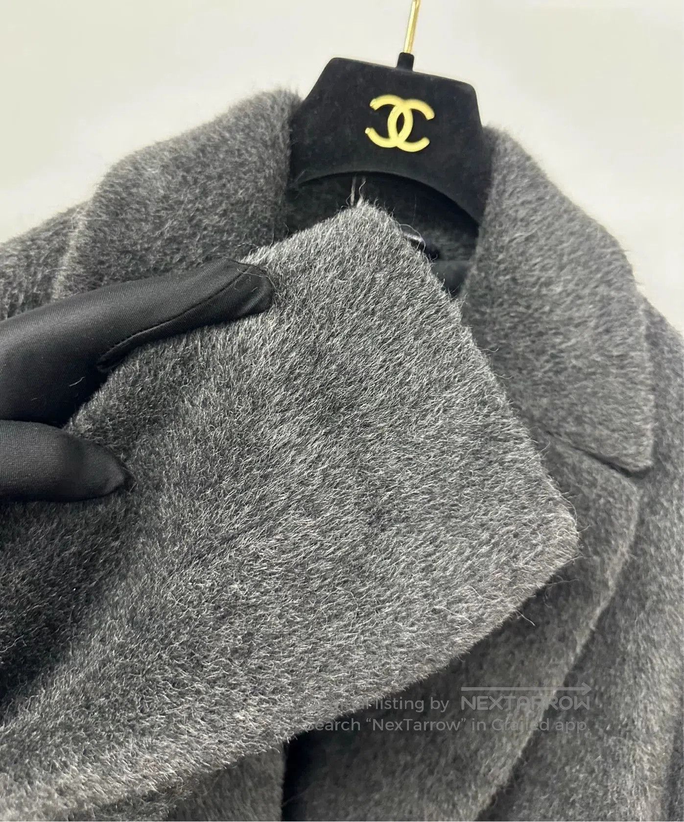 Max Mara S'MaxMara Gray Alpaca Coat. Size XXS / US 00 / IT 34 - 3 Thumbnail