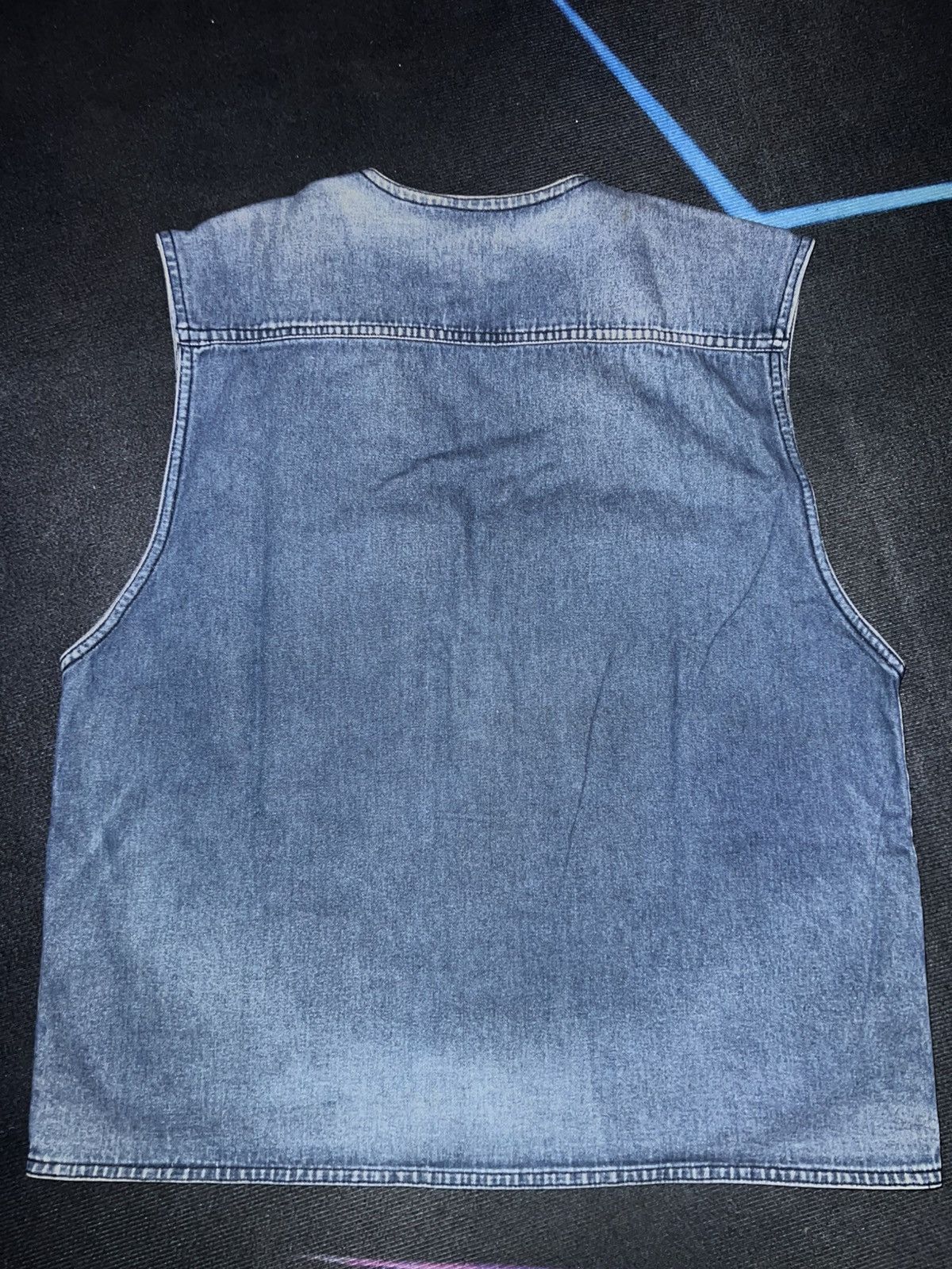 Other Men's Denim Vest With Multiple pockets. Size 38R - 2 Thumbnail