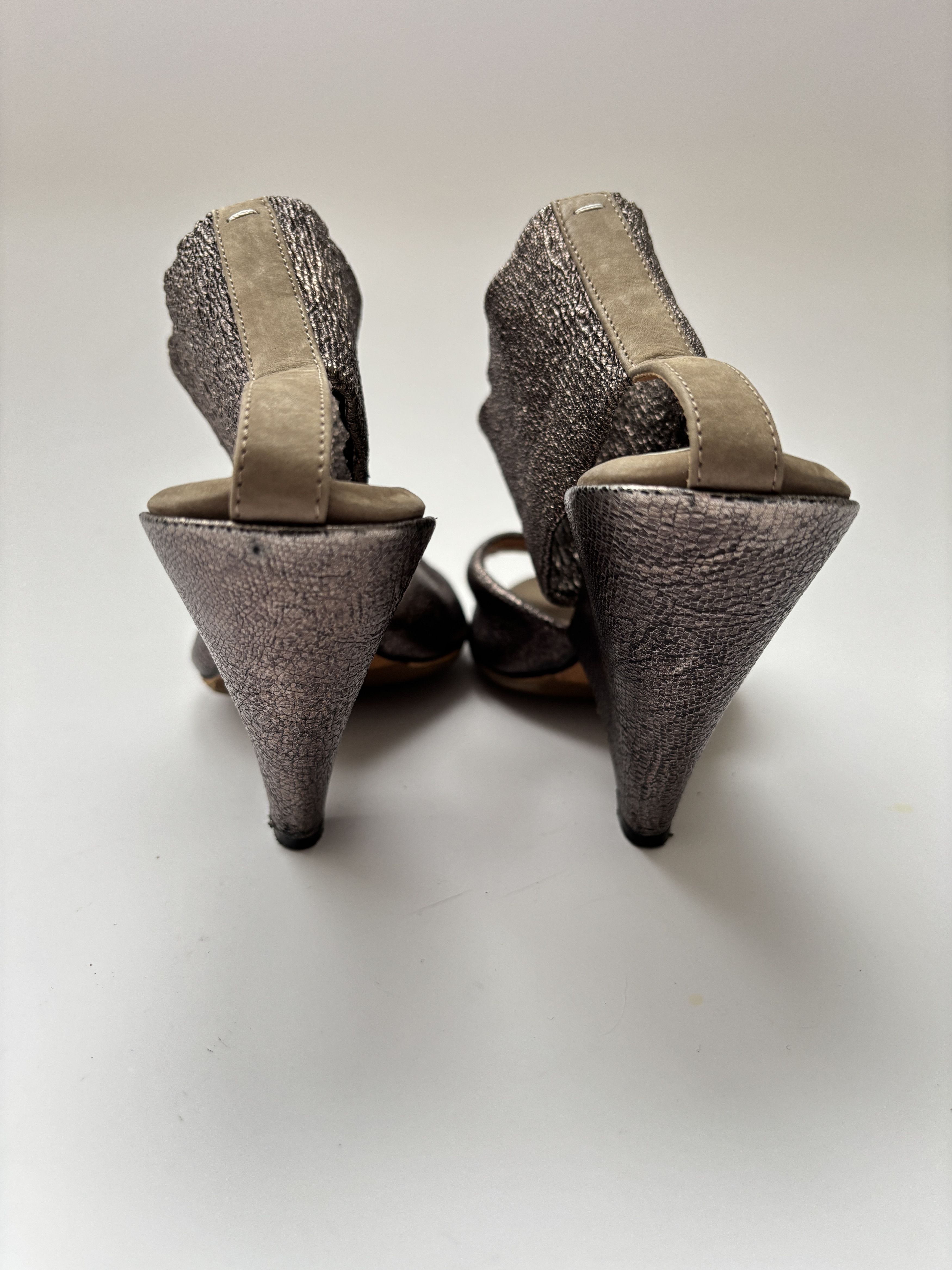 Maison Margiela ⚡️QUICK SALE⚡️Maison Margiela Bronze Open Toed Heels Size US 5.5 / IT 35.5 - 5 Thumbnail