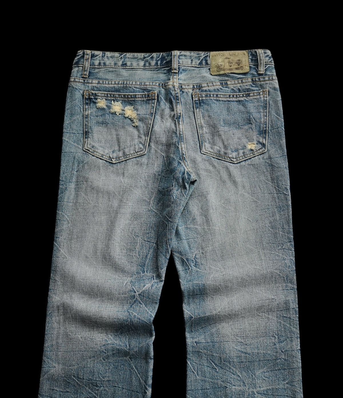Tornado Mart Africa Taro Jeans Flared Clawmark Whiskering Style Tornado Size US 30 / EU 46 - 4 Thumbnail