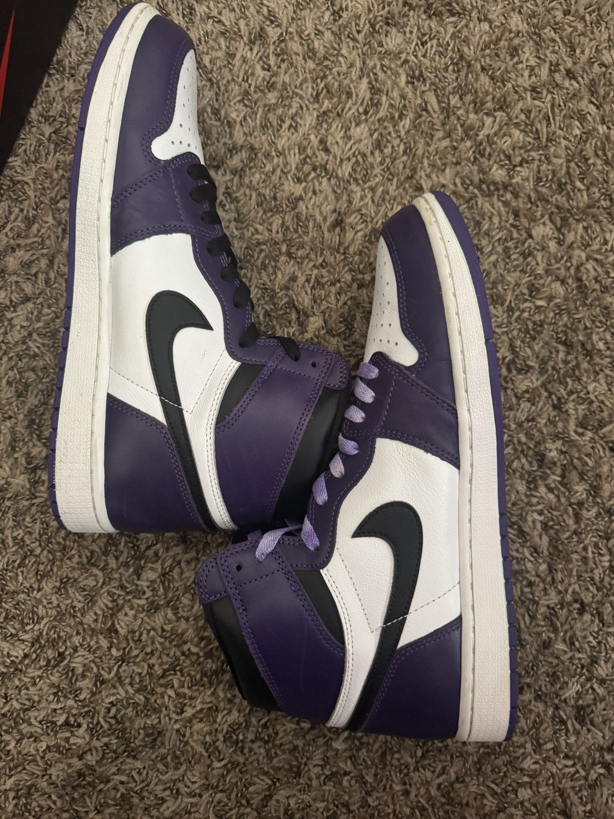 Jordan Brand Jordan 1 court purple Size US 11.5 / EU 44-45 - 7 Thumbnail