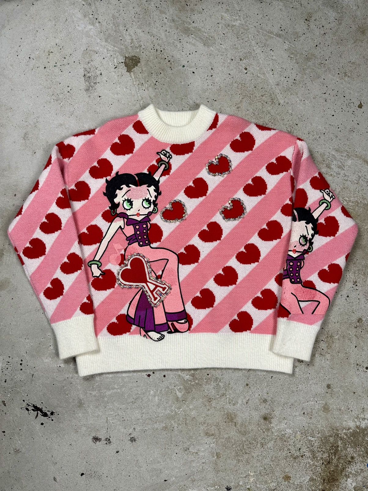 Cartoon Network × Vintage Vintage Y2K Betty Boop Cartoon Network Wool Sweater Size US L / EU 52-54 / 3 - 1 Thumbnail
