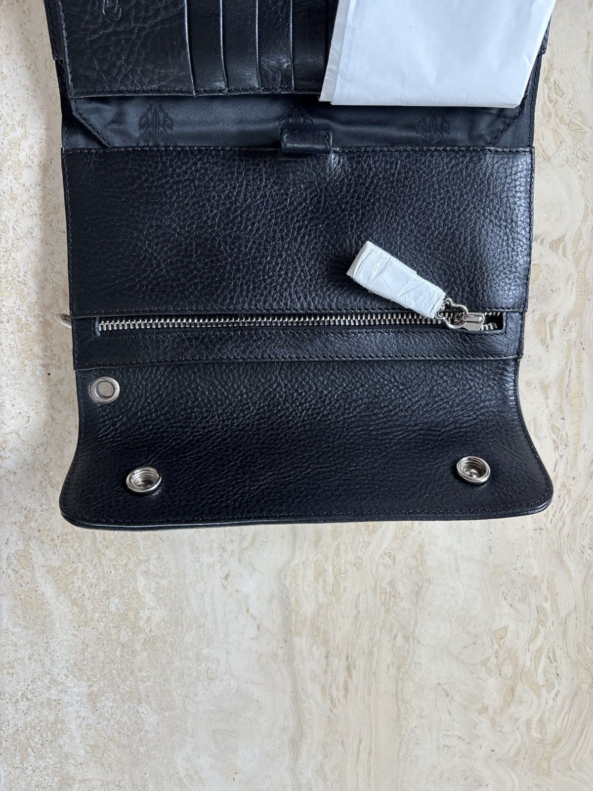 Chrome Hearts Chrome Hearts Heavy Leather Wave Wallet Size ONE SIZE - 5 Thumbnail