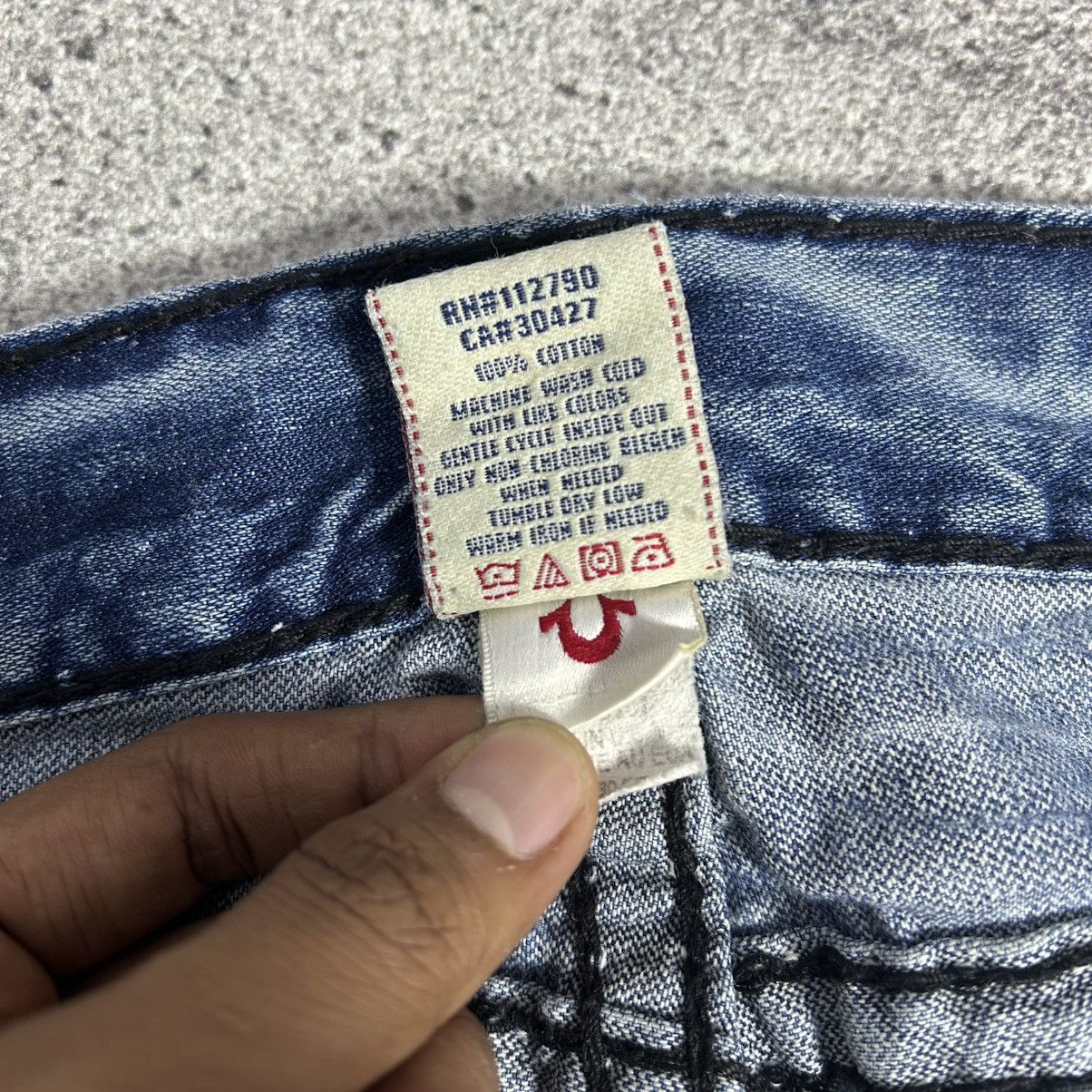 True Religion Vintage True Religion Billy Super T Disstread Flare Denim Size US 34 / EU 50 - 11 Thumbnail