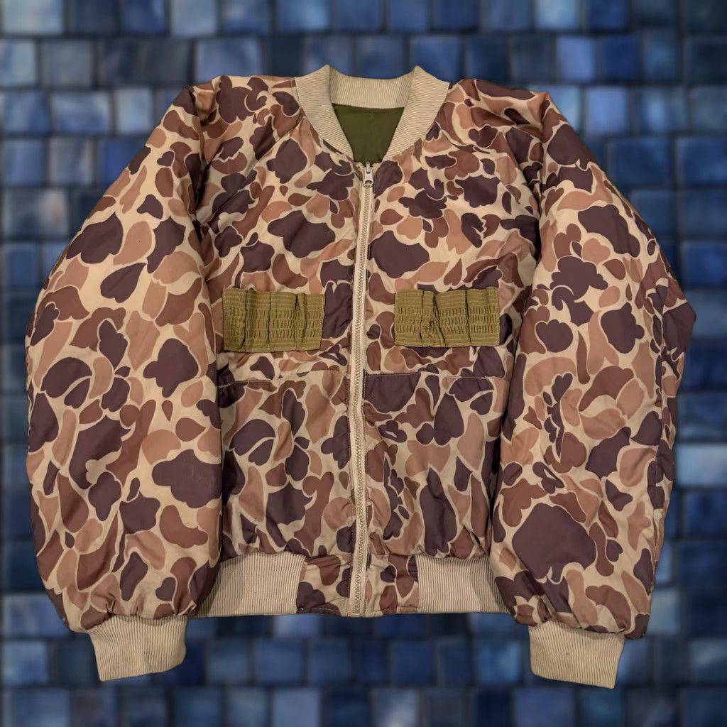 Vintage VINTAGE Columbia Reversible Camouflage Bomber Puffer Hunting Jacket Medium M Men Jacket Camouflage Reversible Camo Fall Winter 90s? Size US M / EU 48-50 / 2 - 1 Thumbnail
