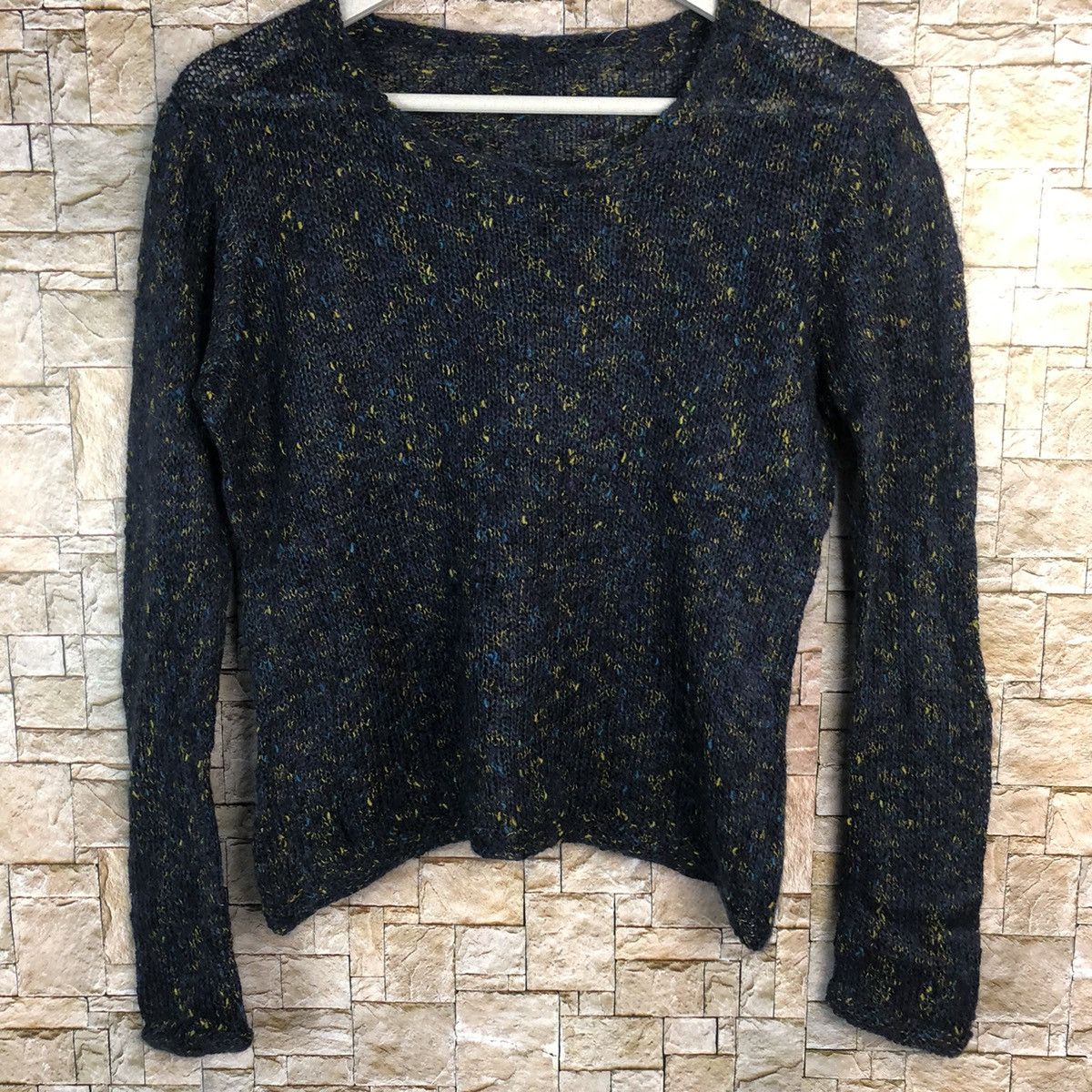 Homespun Knitwear × Japanese Brand Japanese Brand Darkblue Knitwear #A898 Size S / US 4 / IT 40 - 3 Thumbnail