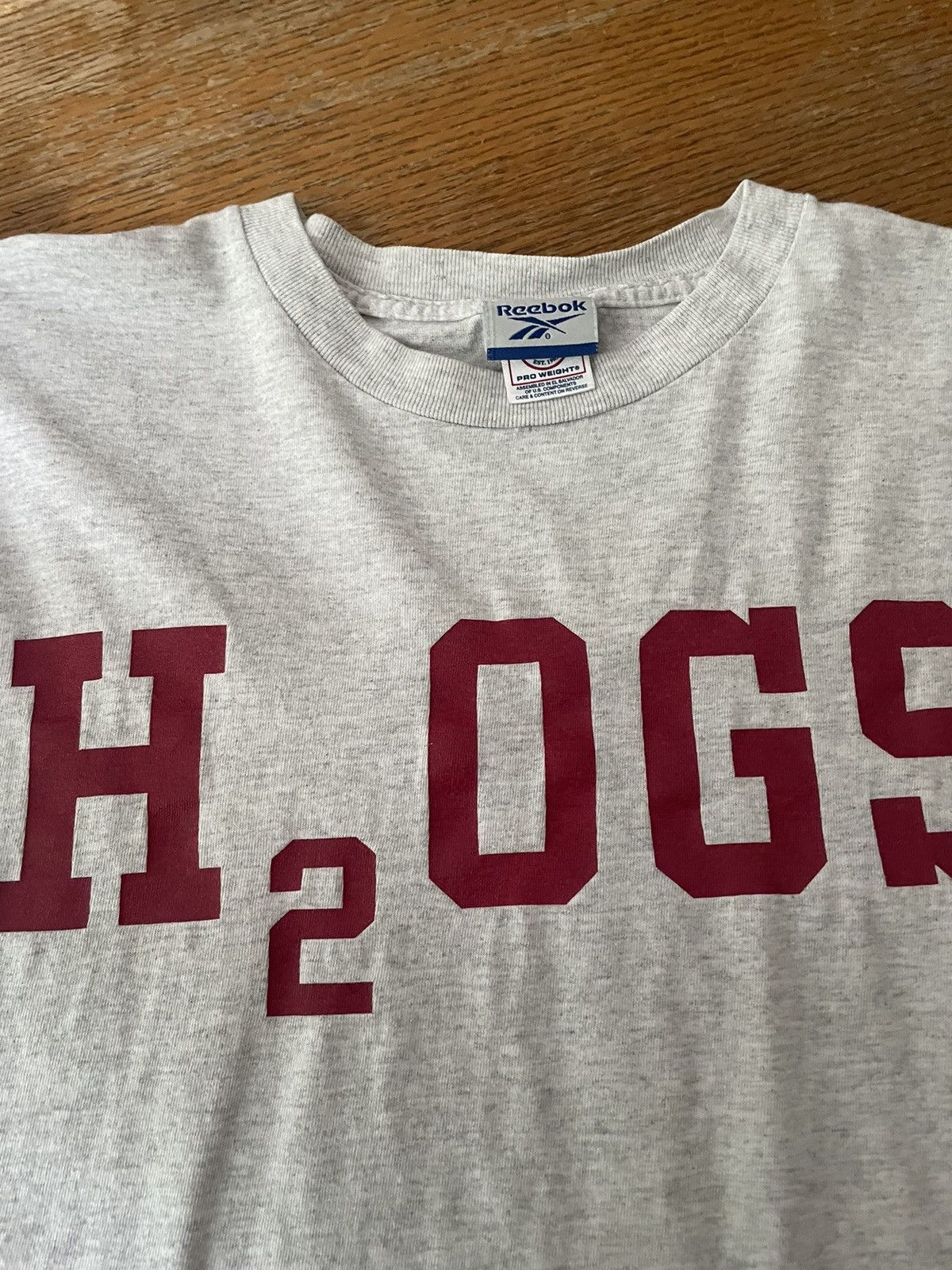 Vintage late 90s reebok H2 OGS tee shirt Size US XL / EU 56 / 4 - 2 Thumbnail