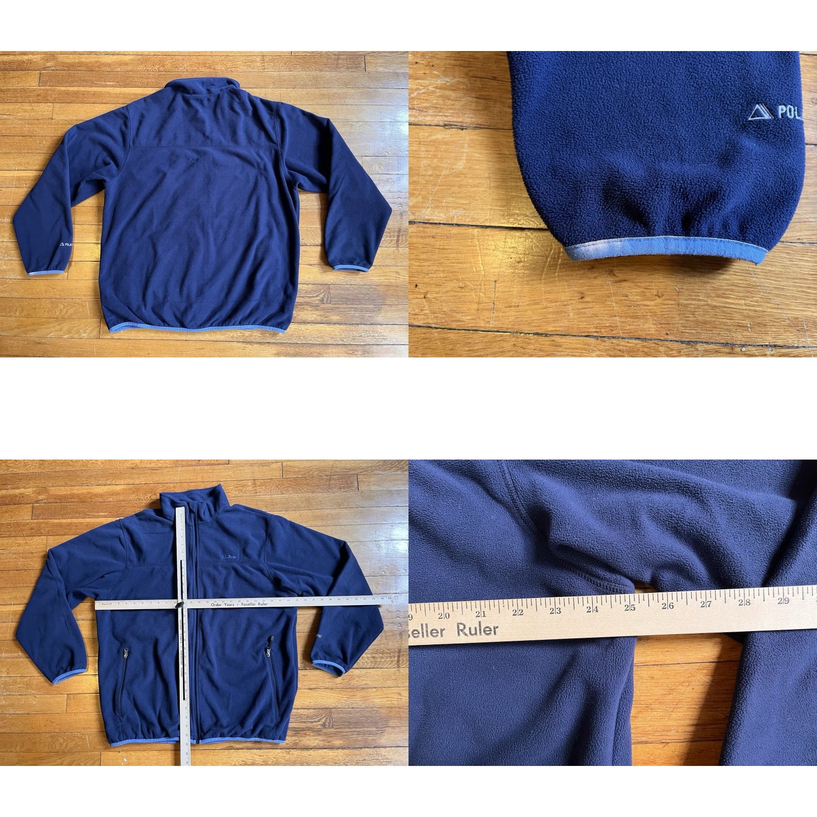 Vintage VINTAGE LL Bean Polartec Full Zip Fleece Men’s XL Blue Jacket Size US XL / EU 56 / 4 - 8 Thumbnail