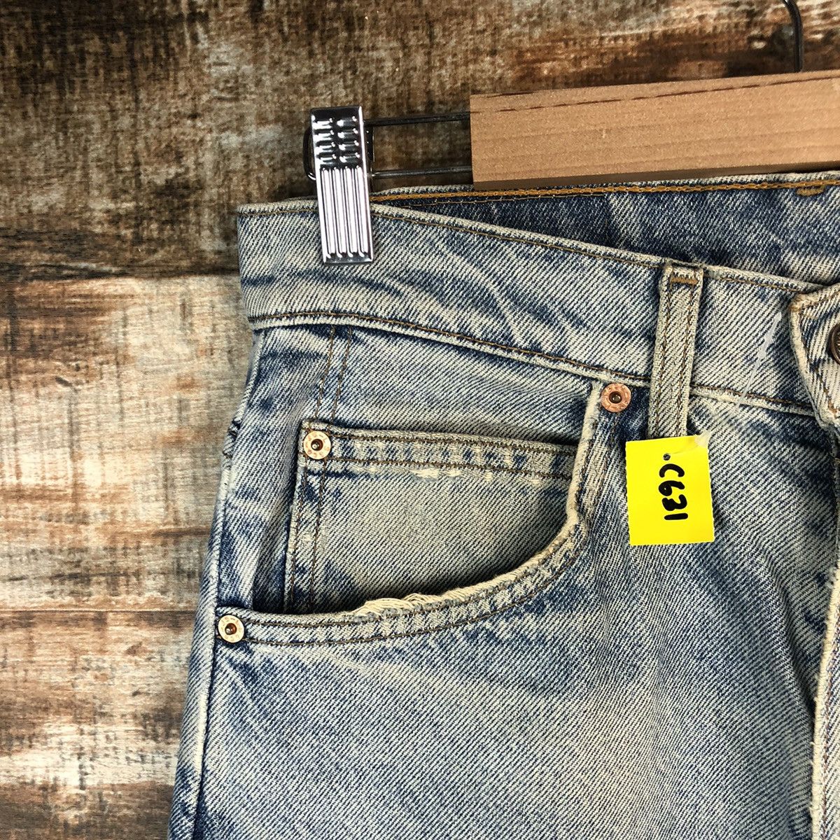 Levi's DL Levis 610 orange tag Distressed Denim Pants #C631 Size US 30 / EU 46 - 7 Thumbnail