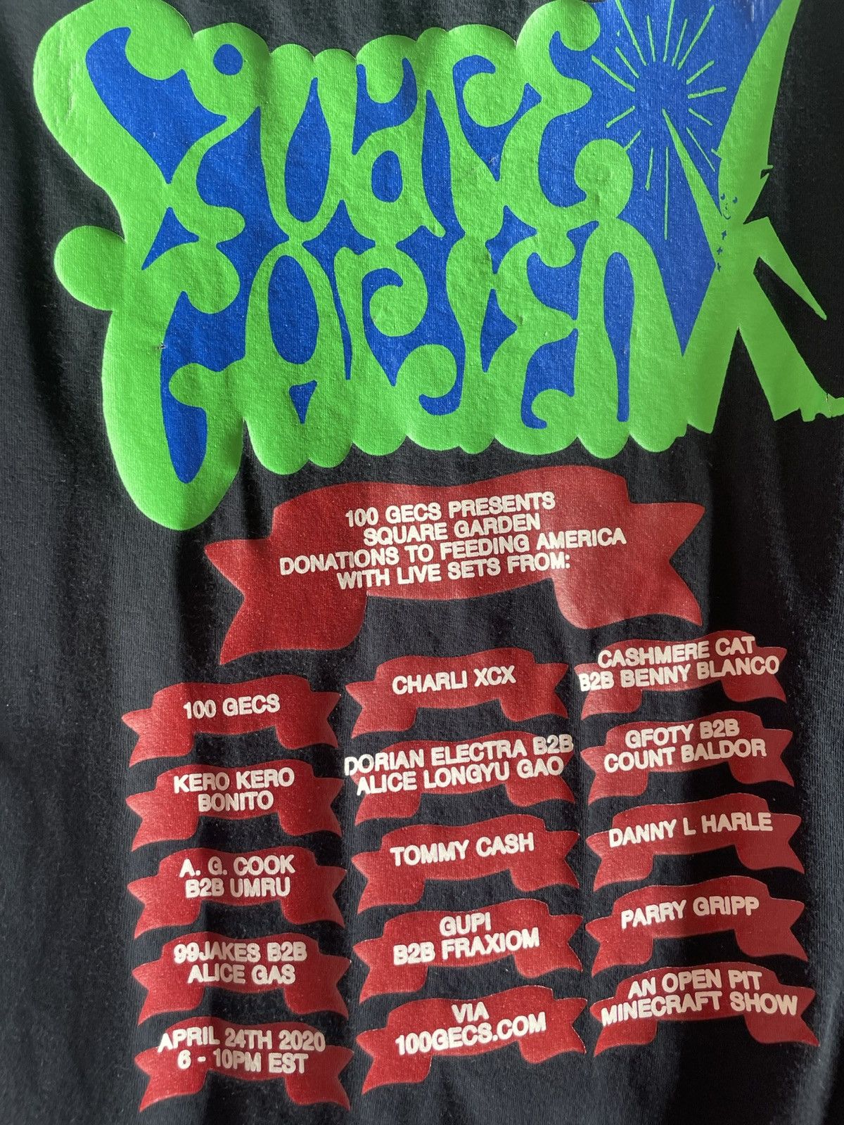 Band Tees 100 Gecs Square Garden Size US M / EU 48-50 / 2 - 3 Thumbnail